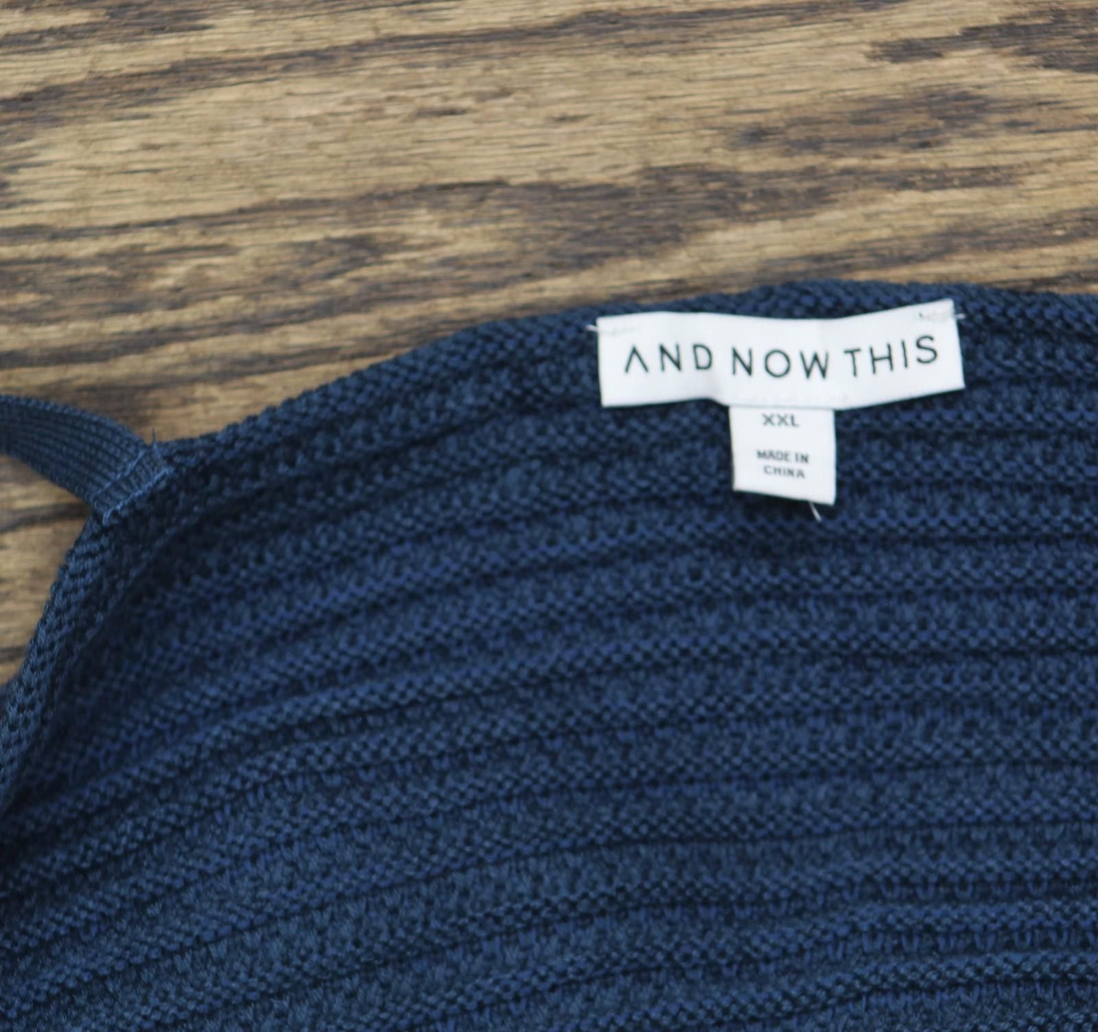 Other New And Now This Sweater Knit Pullover Tanktop Blue 2xl Size XXL / US 16-18 / IT 52-54 - 3 Thumbnail