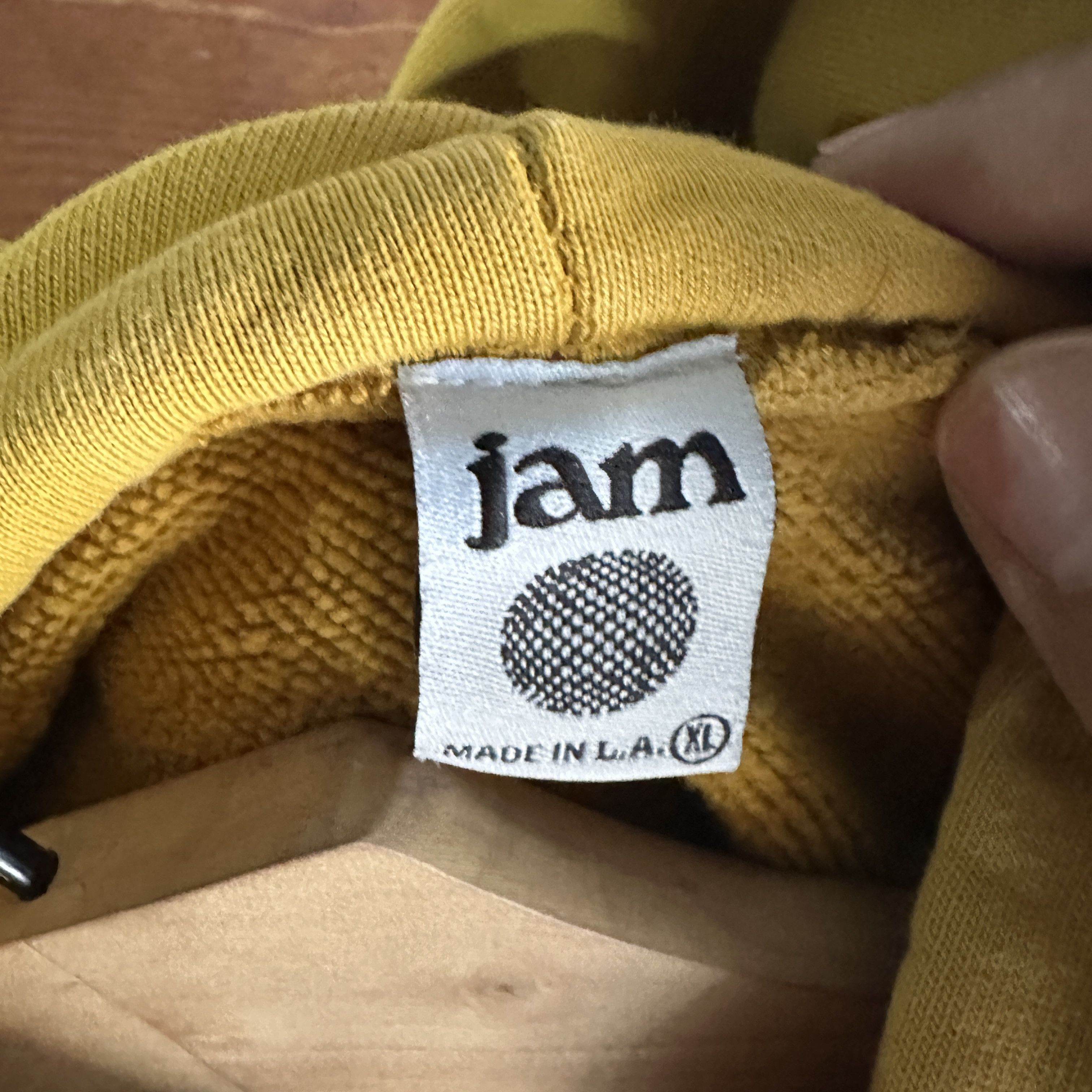 Jam Jam By Sam Jayne Perfect Hoodie Mens XL Yellow Mustard Size US XL / EU 56 / 4 - 5 Thumbnail