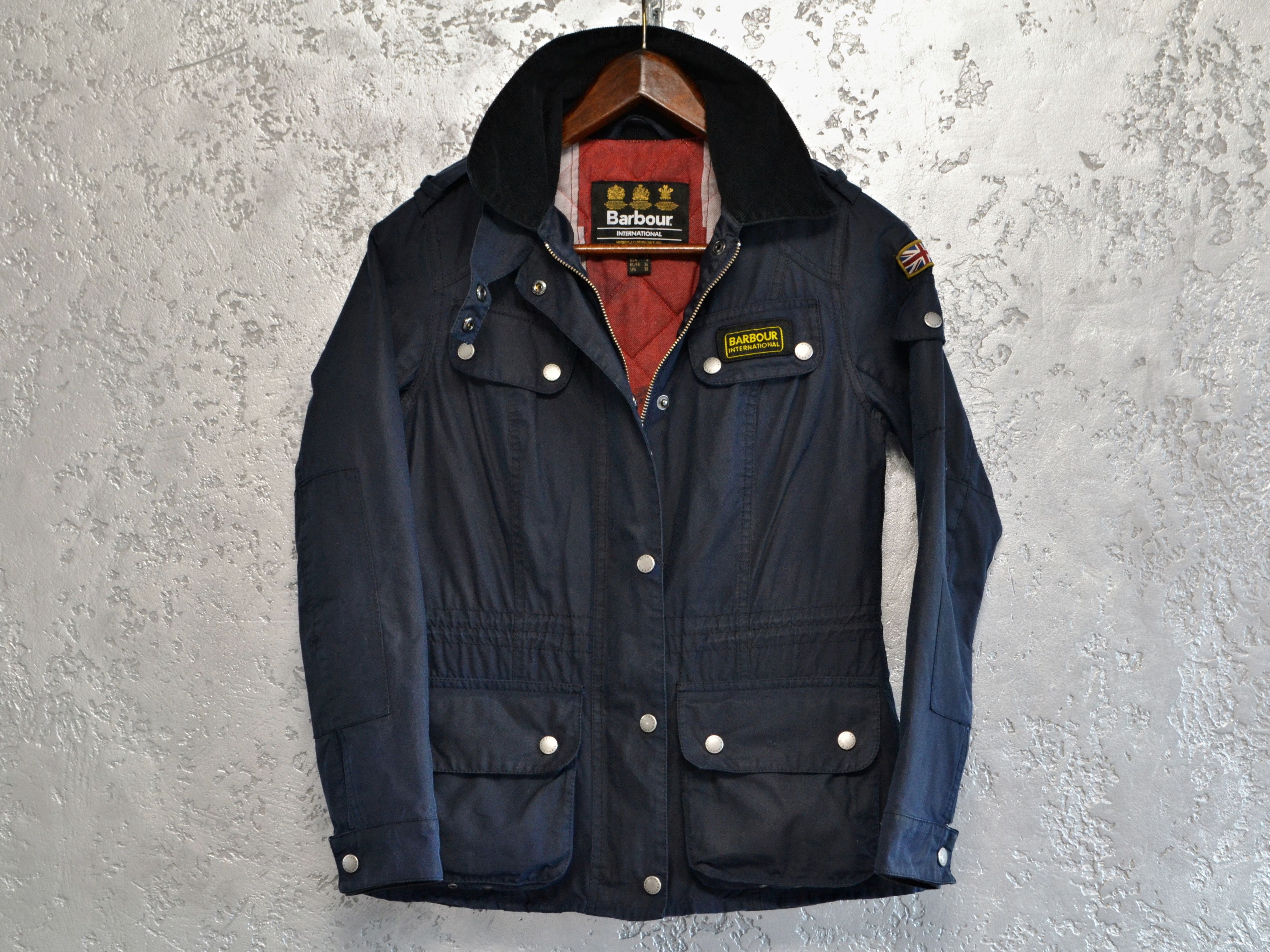 Barbour Barbour International Stockland Women's Wax cotton Jacket Size S / US 4 / IT 40 - 1 Thumbnail