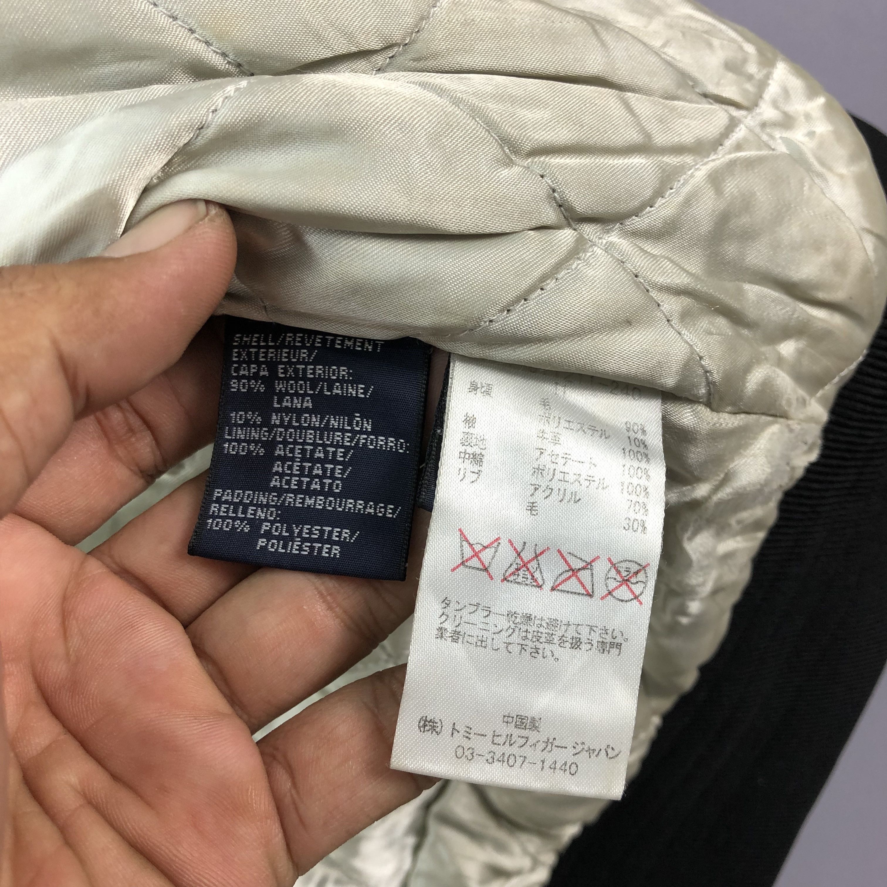 Tommy Hilfiger × Vintage Vintage Tommy Hilfiger Varsity Jacket Baseball Jacket Size US L / EU 52-54 / 3 - 9 Thumbnail