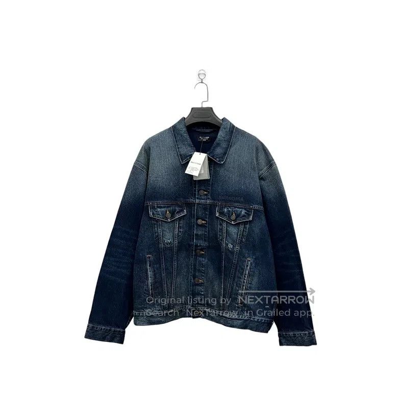 Balenciaga Balenciaga Paris limited denim jacket Size US M / EU 48-50 / 2 - 3 Thumbnail