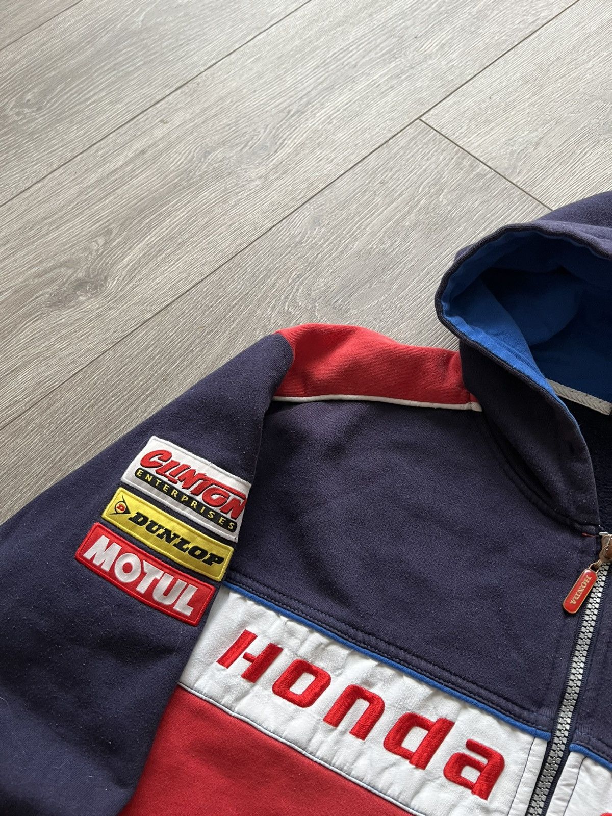 Honda Vintage Honda Racing Zip Hoodie Size US XL / EU 56 / 4 - 6 Thumbnail