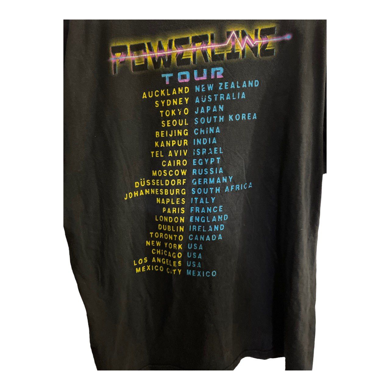 Band Tees × Disney RARE DISNEY POWERLINE STAND TOUR 94 #SKU-A686 DP1 Size US XXL / EU 58 / 5 - 4 Thumbnail