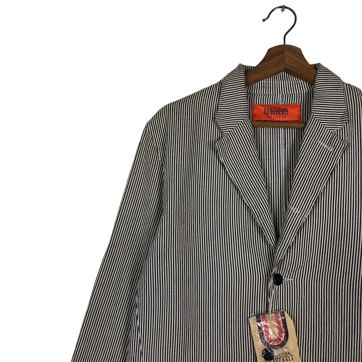 Japanese Brand 🔥Vintage Universal Overall Chicago Chore Jacket Hickory Size US M / EU 48-50 / 2 - 7 Thumbnail
