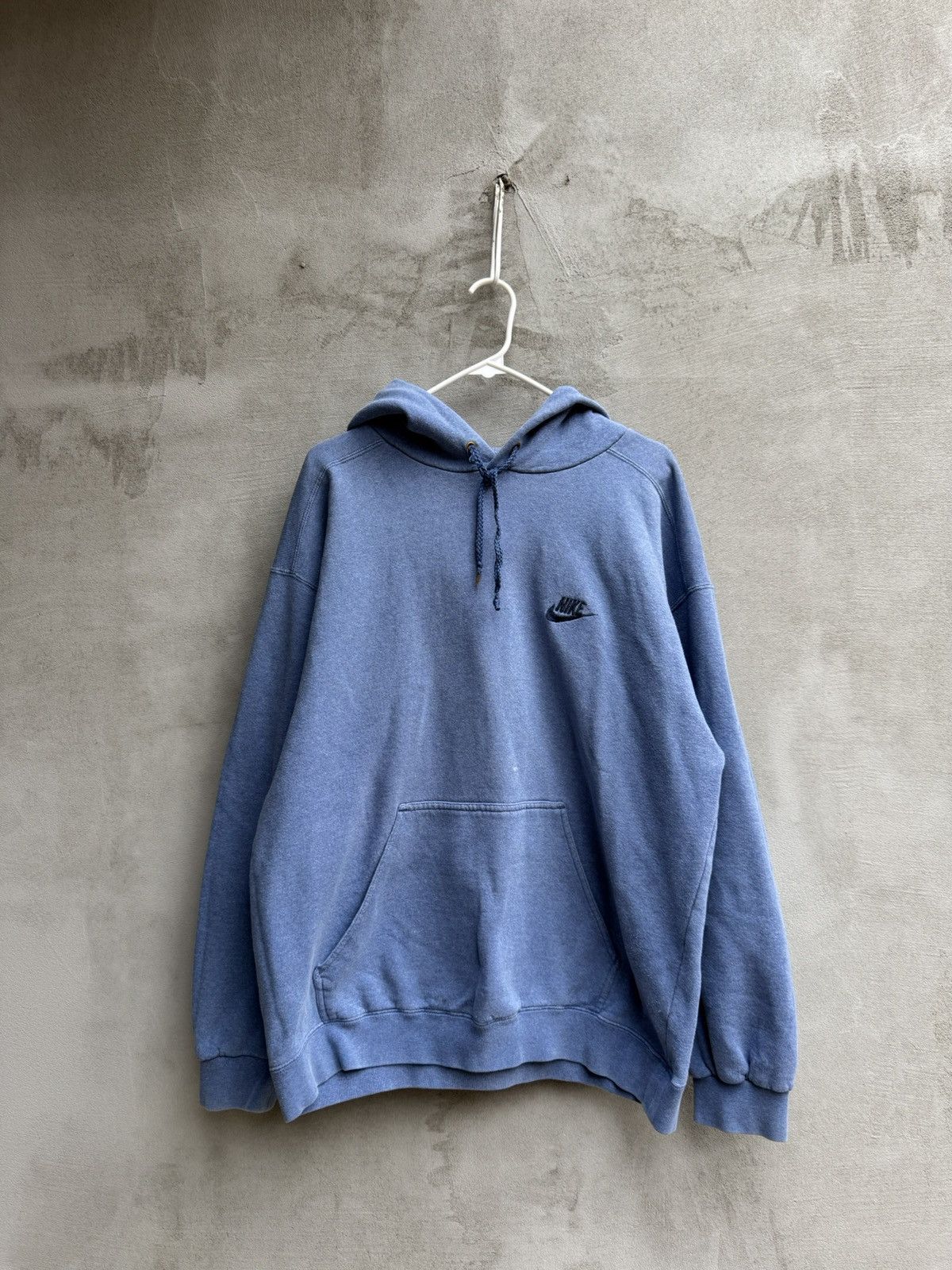 Nike Vintage Baby Blue Nike Hoodie Size US L / EU 52-54 / 3 - 3 Thumbnail