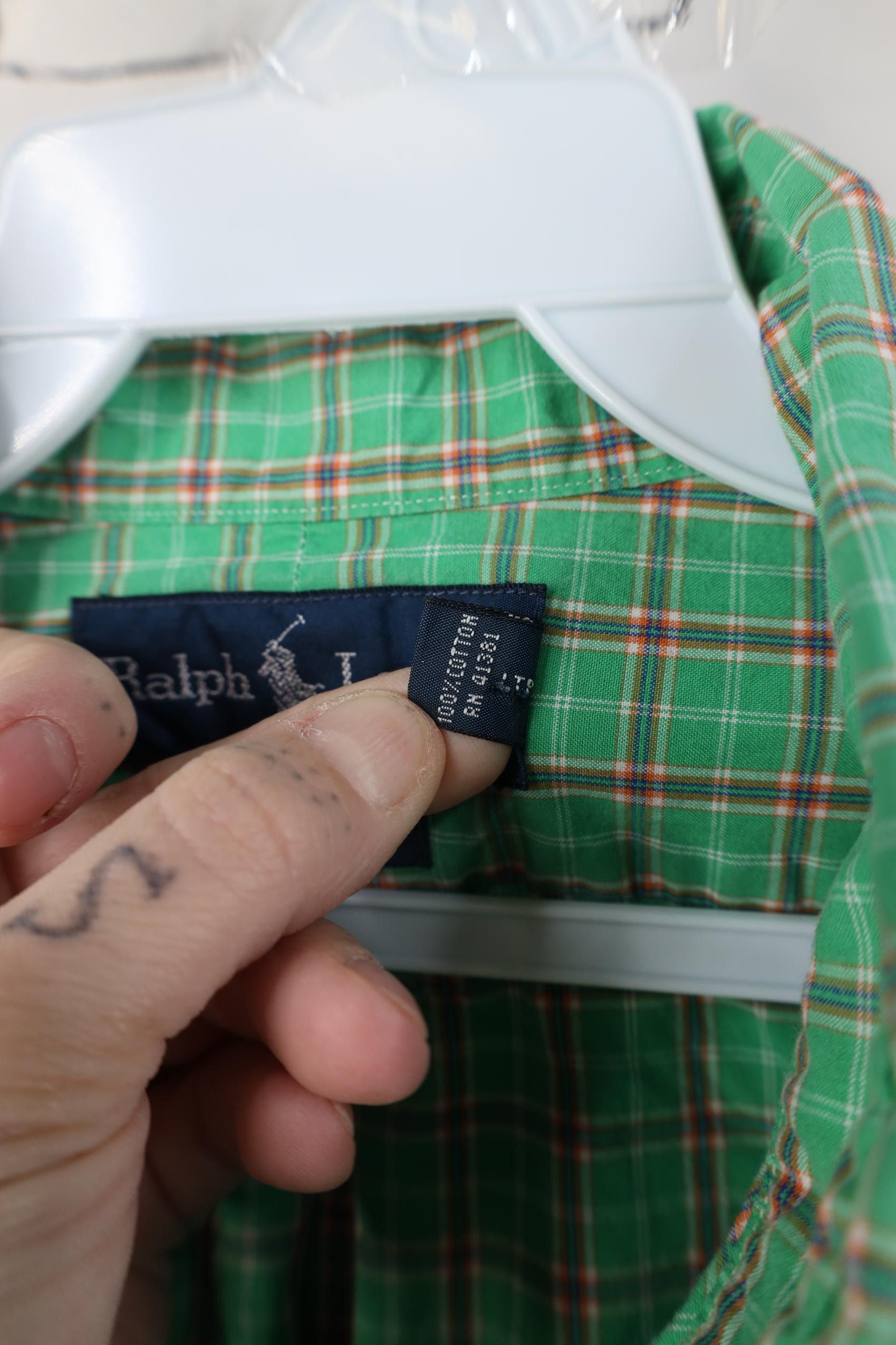 Polo Ralph Lauren Vintage 90s Ralph Lauren Collared Button Down Shirt Plaid Size US XL / EU 56 / 4 - 8 Thumbnail