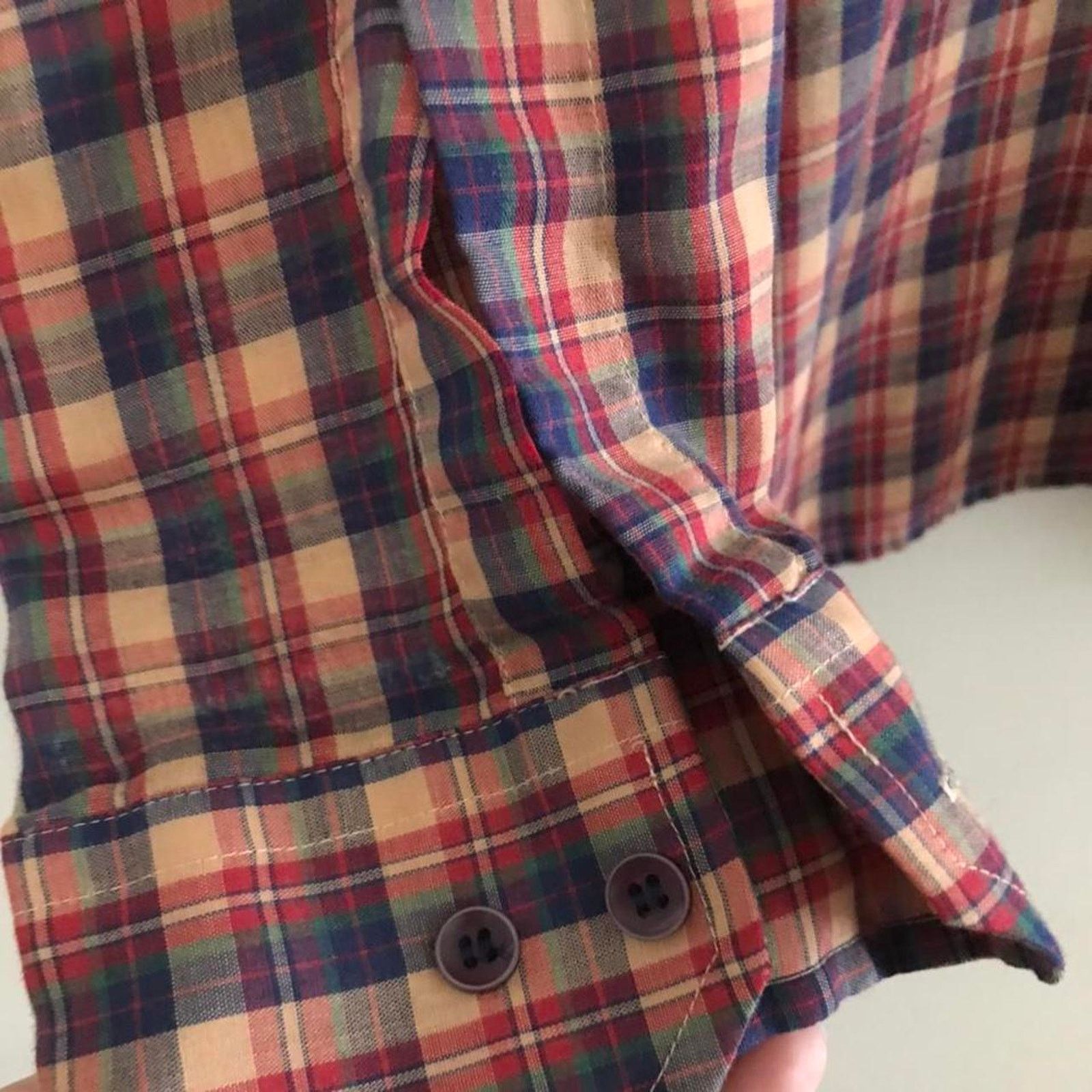 Arrow Vintage Arrow Sportswear Mens Plaid Long Sleeve Button Up XL Size US XL / EU 56 / 4 - 4 Thumbnail