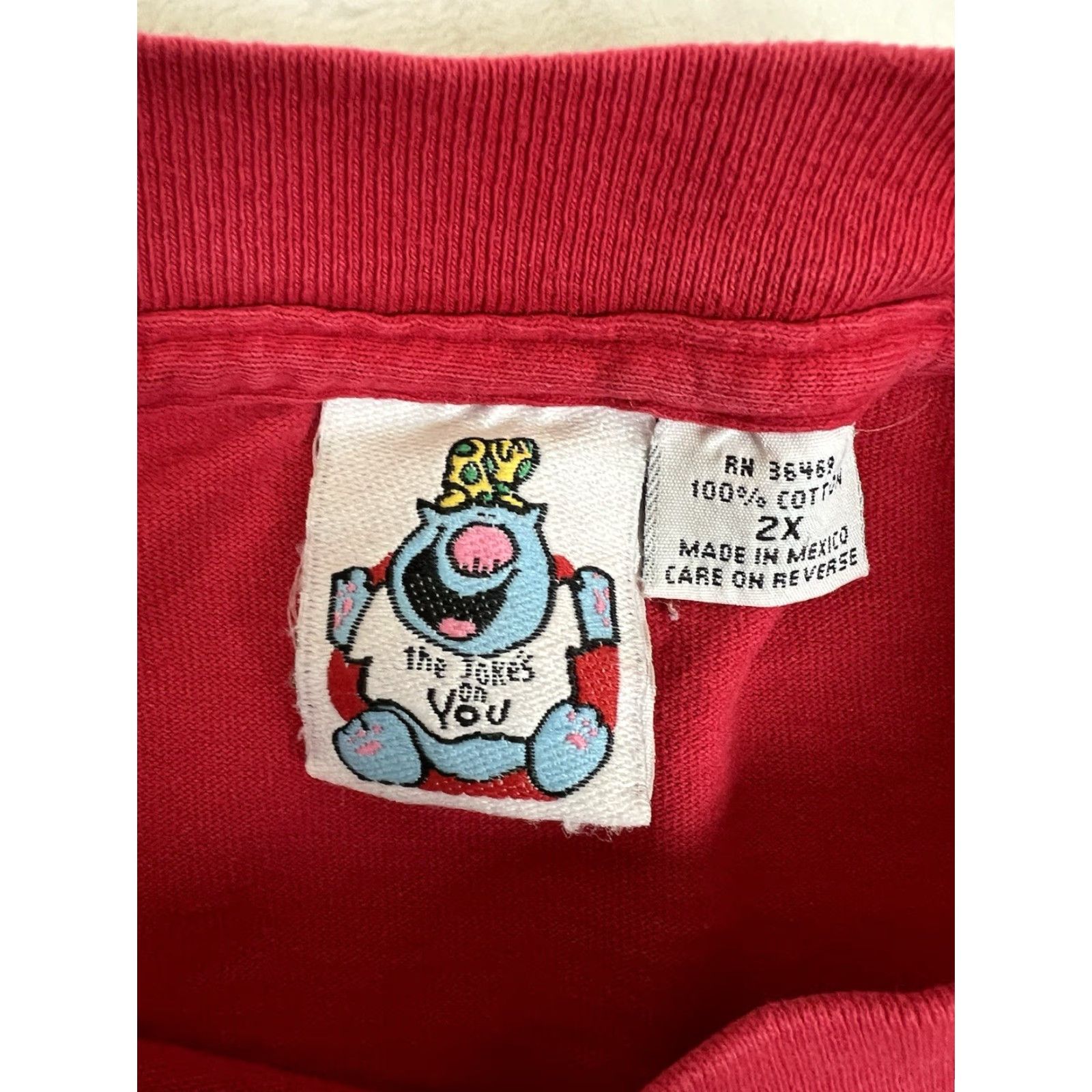Vintage VINTAGE The Jokes On You Pajama Shirt Christmas Reindeer 2X Red Sleepshirt Short Sleeve Women Funny 90s 80s Size XXL / US 16-18 / IT 52-54 - 4 Thumbnail