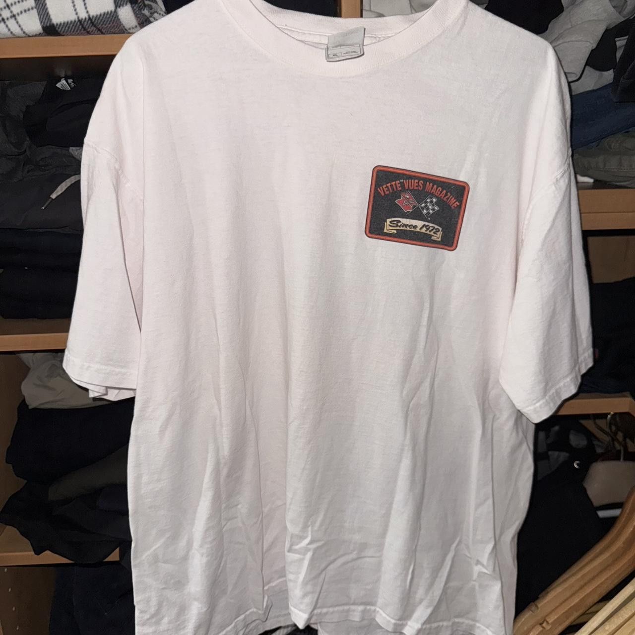 Fruit Of The Loom 2000’s Vintage Y2K Racing Corvette Graphic Tee Rare Sz XL Size US XL / EU 56 / 4 - 3 Thumbnail