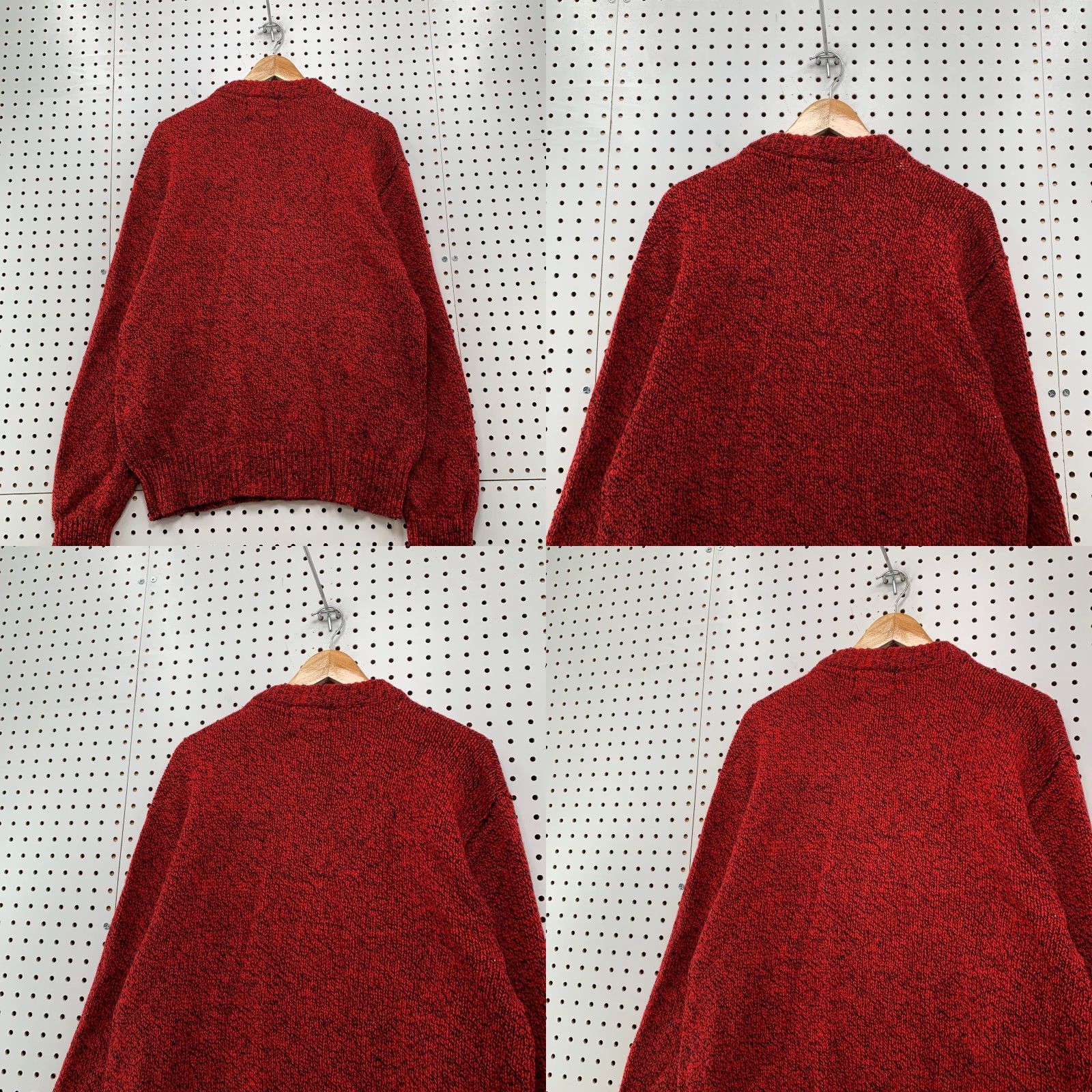 Eddie Bauer Vintage 80s Eddie Bauer Wool Knit Sweater Men’s XL Crewneck Red Casual Winter Fall Spring USA Size US XL / EU 56 / 4 - 8 Thumbnail