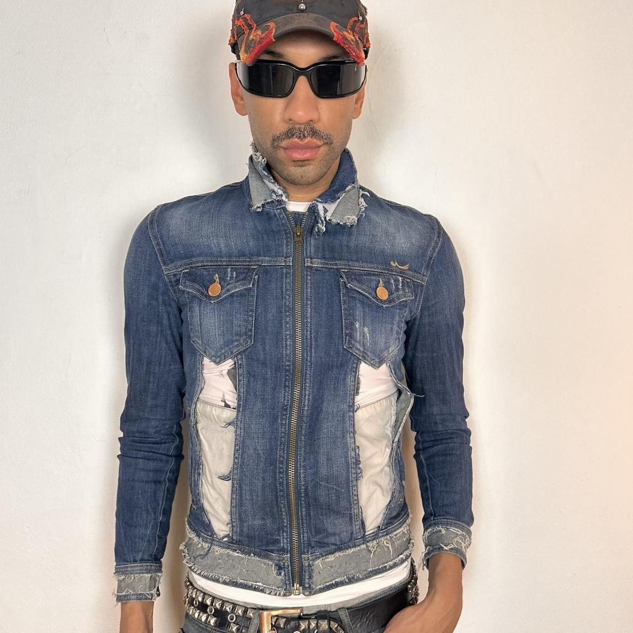 Other ASTROBOI* Blue Deconstructed Denim Jacket - Medium Size M / US 6-8 / IT 42-44 - 1 Thumbnail
