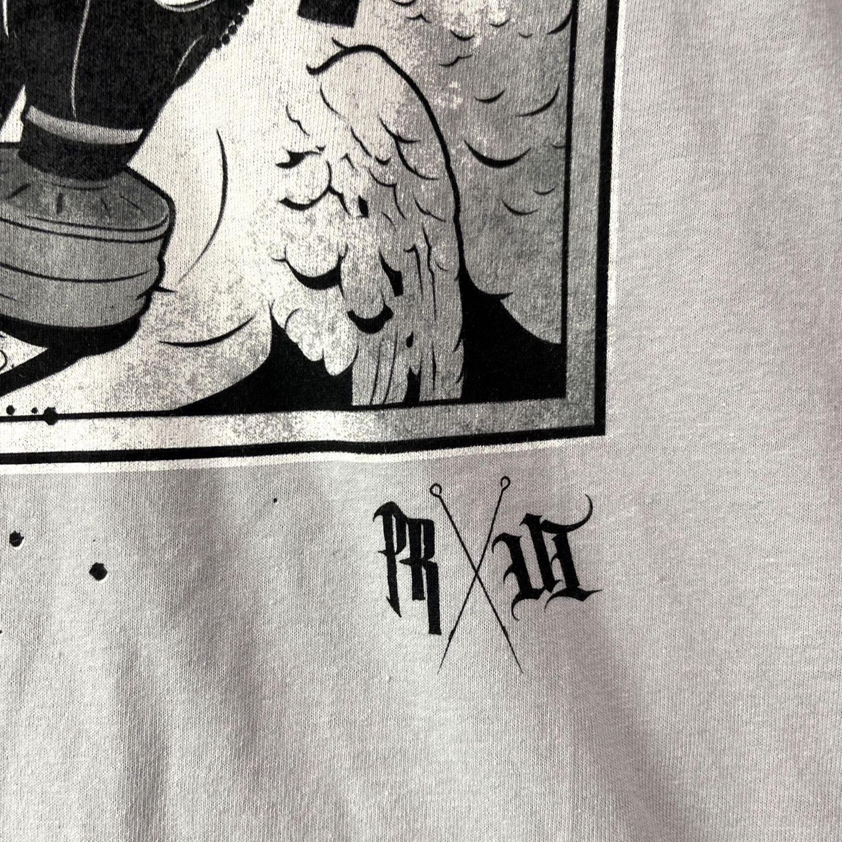 Vintage Psycho Realm Shirt Mens Small Gray Angel Demon Alliance Hip Hop Rap Tee Cholo Size US S / EU 44-46 / 1 - 4 Thumbnail