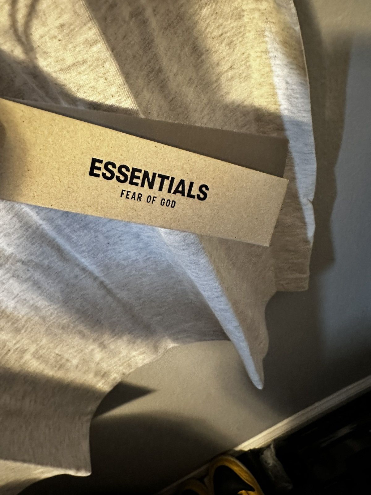 Essentials X FOG Light Oatmeal Tee Brand New