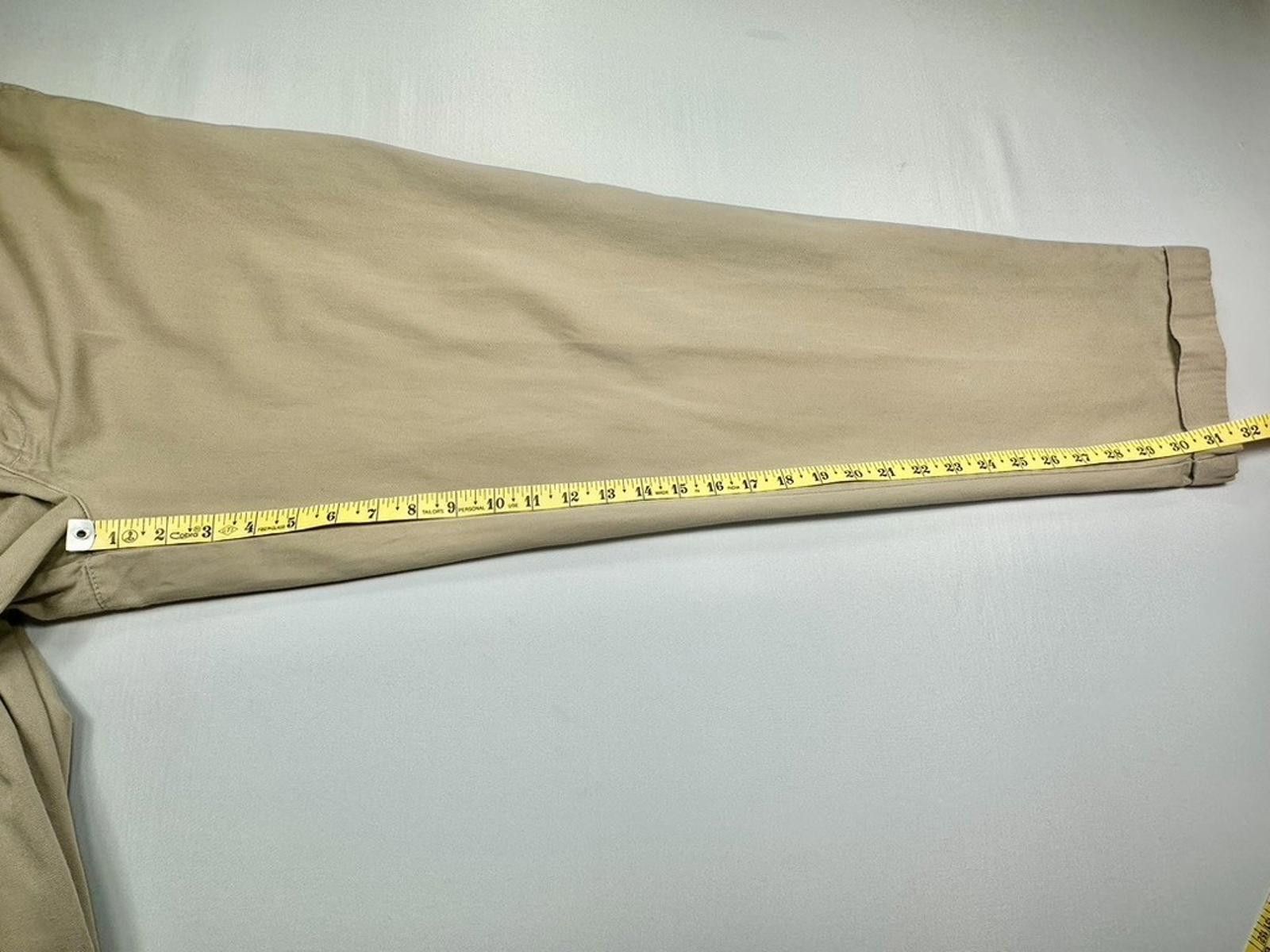 Old Navy Old Navy Cotton Tapered Front Mid-Rise Chinos Brown 31/32 Size US 31 - 8 Thumbnail