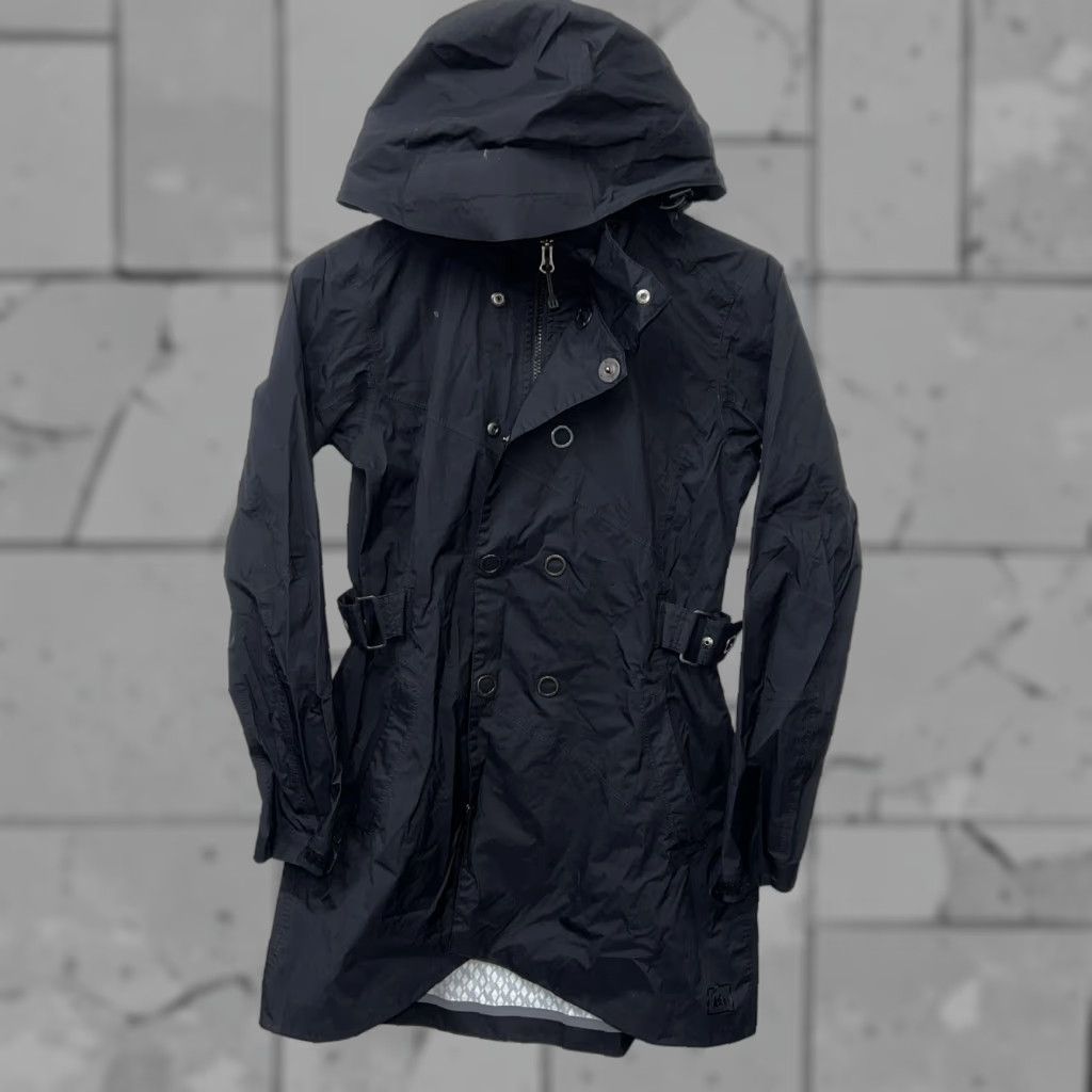 Vintage REI Black Full Zip Hooded Nylon Jacket Womens Size XS Size XS / US 0-2 / IT 36-38 - 1 Thumbnail