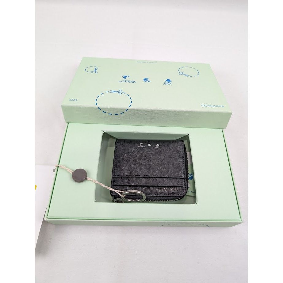 Off-White o1rshd1 Size: OS / Binder Diag Saff Zip Wallet in Black Size ONE SIZE - 14 Thumbnail