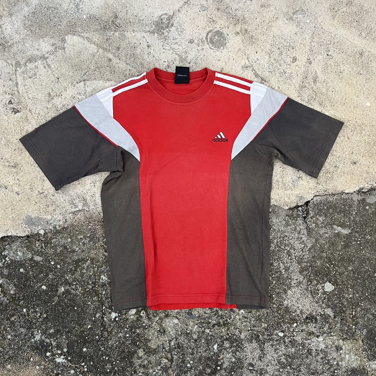 Adidas × Vintage Vintage T-Shirt Adidas Drill Y2K Size US S / EU 44-46 / 1 - 1 Thumbnail