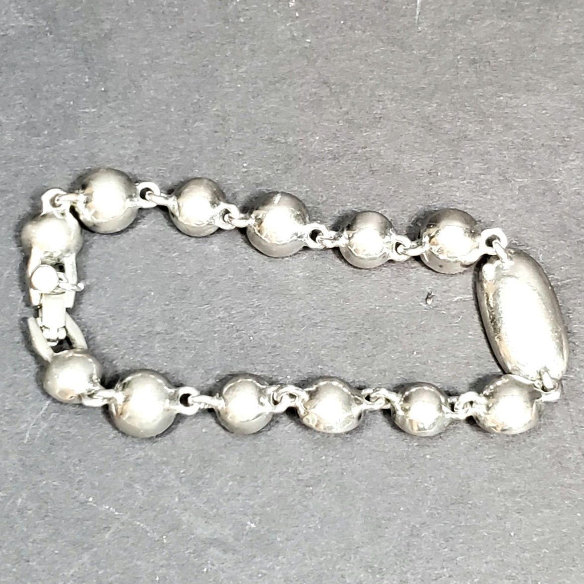 Givenchy Givenchy Clear Rhinestone Silver Tone Bracelet 7" Signed Vtg Size ONE SIZE - 5 Thumbnail
