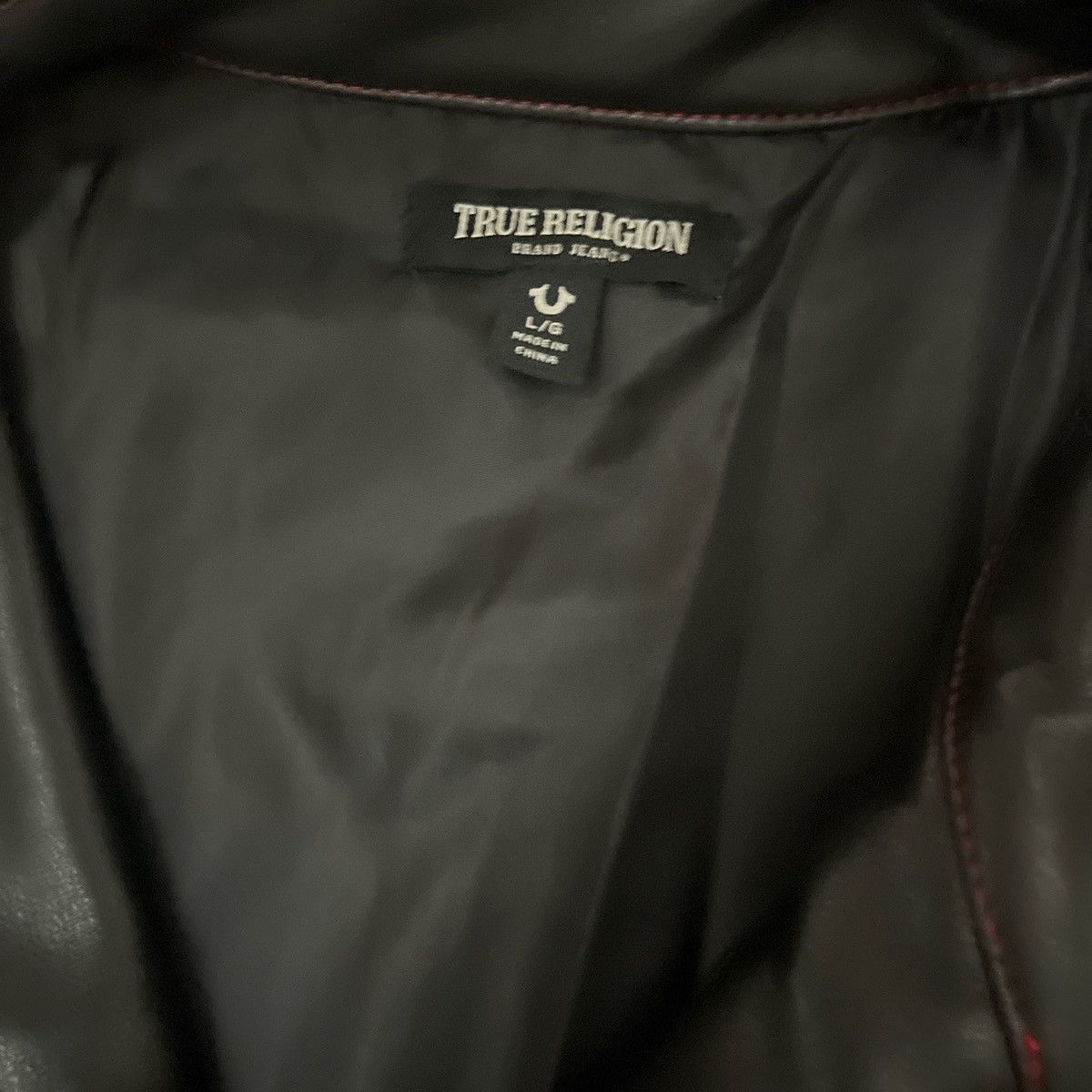 True Religion True religion leather black/red jacket Size US L / EU 52-54 / 3 - 2 Thumbnail