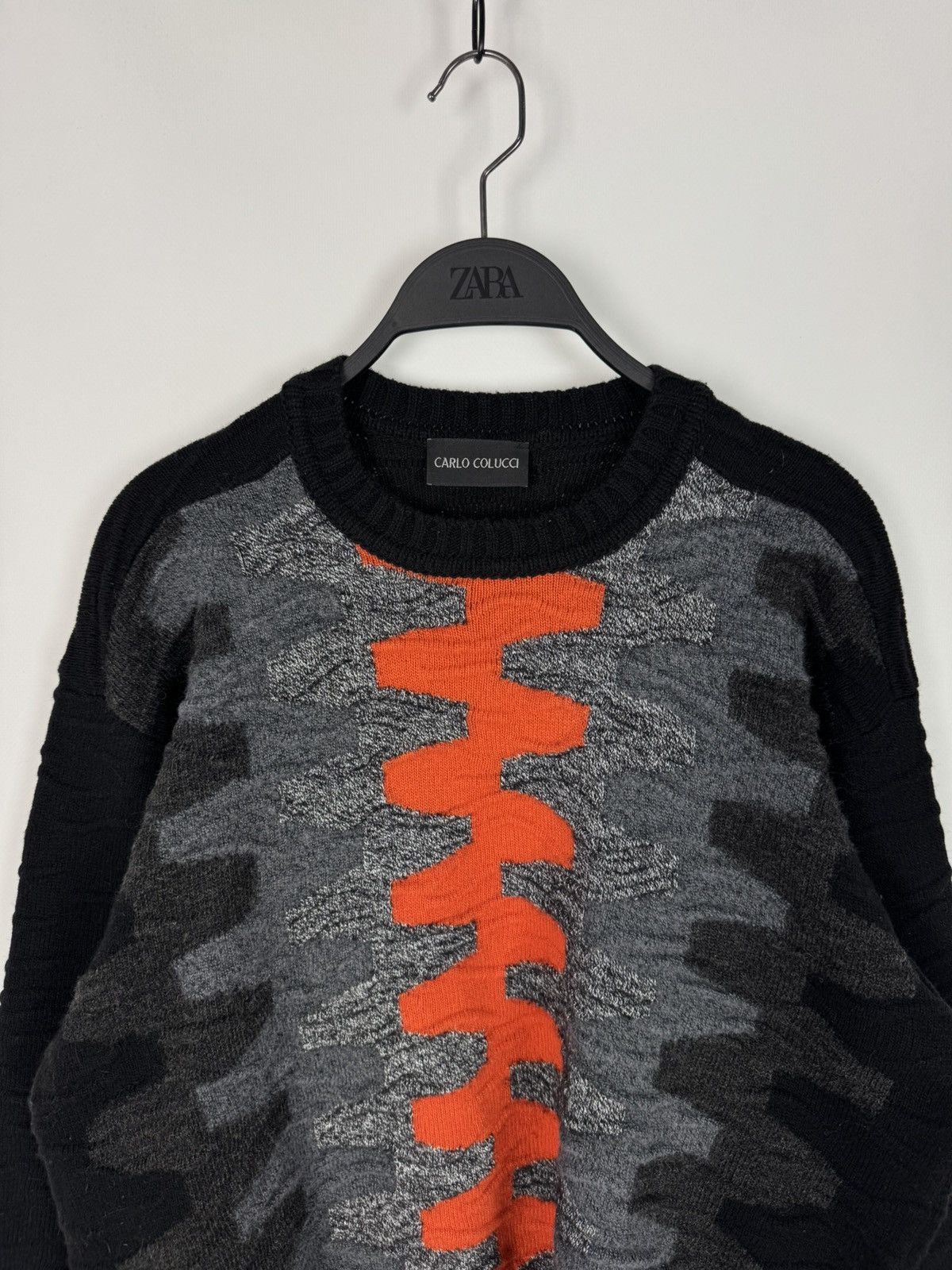 Carlo Colucci Vintage Carlo Colucci Wool Blend Knit Sweater Size US L / EU 52-54 / 3 - 2 Thumbnail