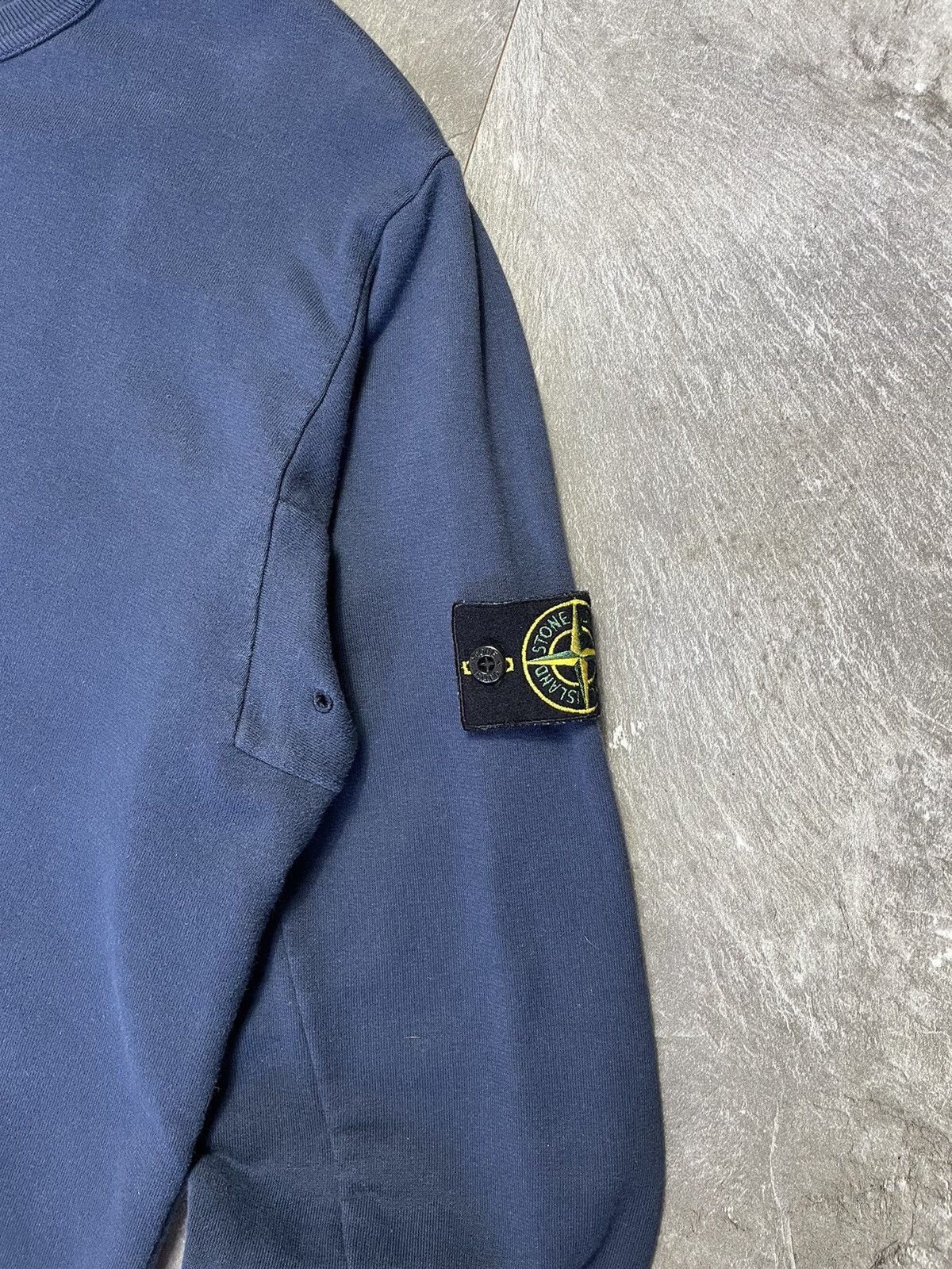 Stone Island Vintage Stone Island Patch Logo Cotton Sweatshirt Luxury Y2k Size US XL / EU 56 / 4 - 2 Thumbnail