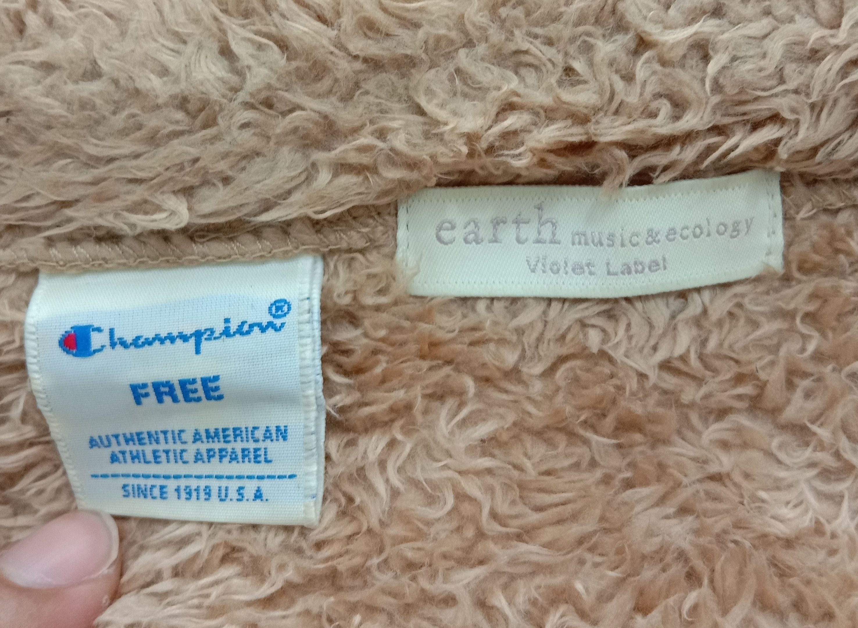 Champion Vintage Champion X Earth Music & Ecology Fleece Sweater Size XXL / US 16-18 / IT 52-54 - 7 Thumbnail