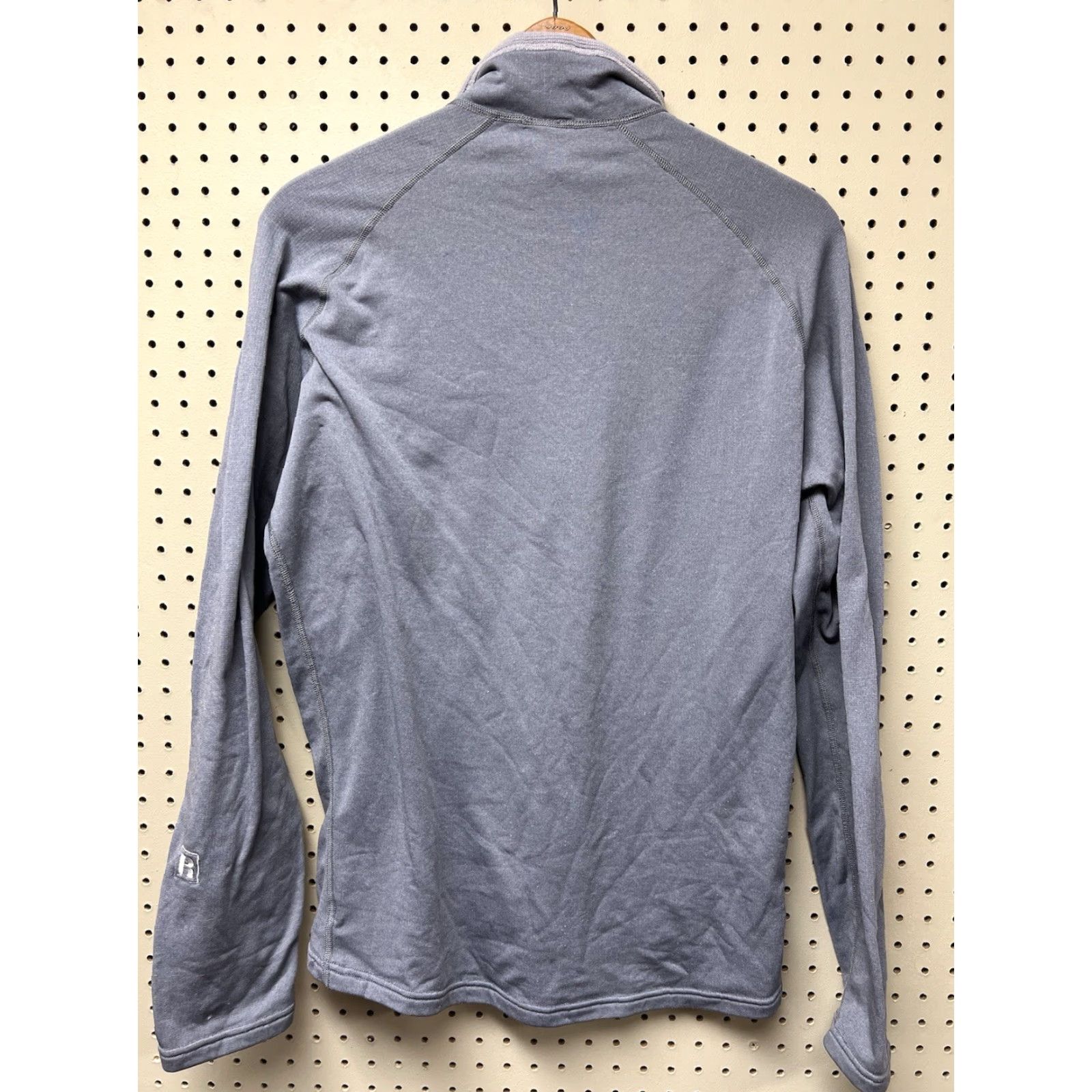 Patagonia VINTAGE Patagonia Men’s L Gray Polyester Blend Base Layer Quarter Zip USA Made Sweater Pullover 1/4 Zip Logo Mock Neck Long Sleeve Fleece Size US L / EU 52-54 / 3 - 2 Thumbnail