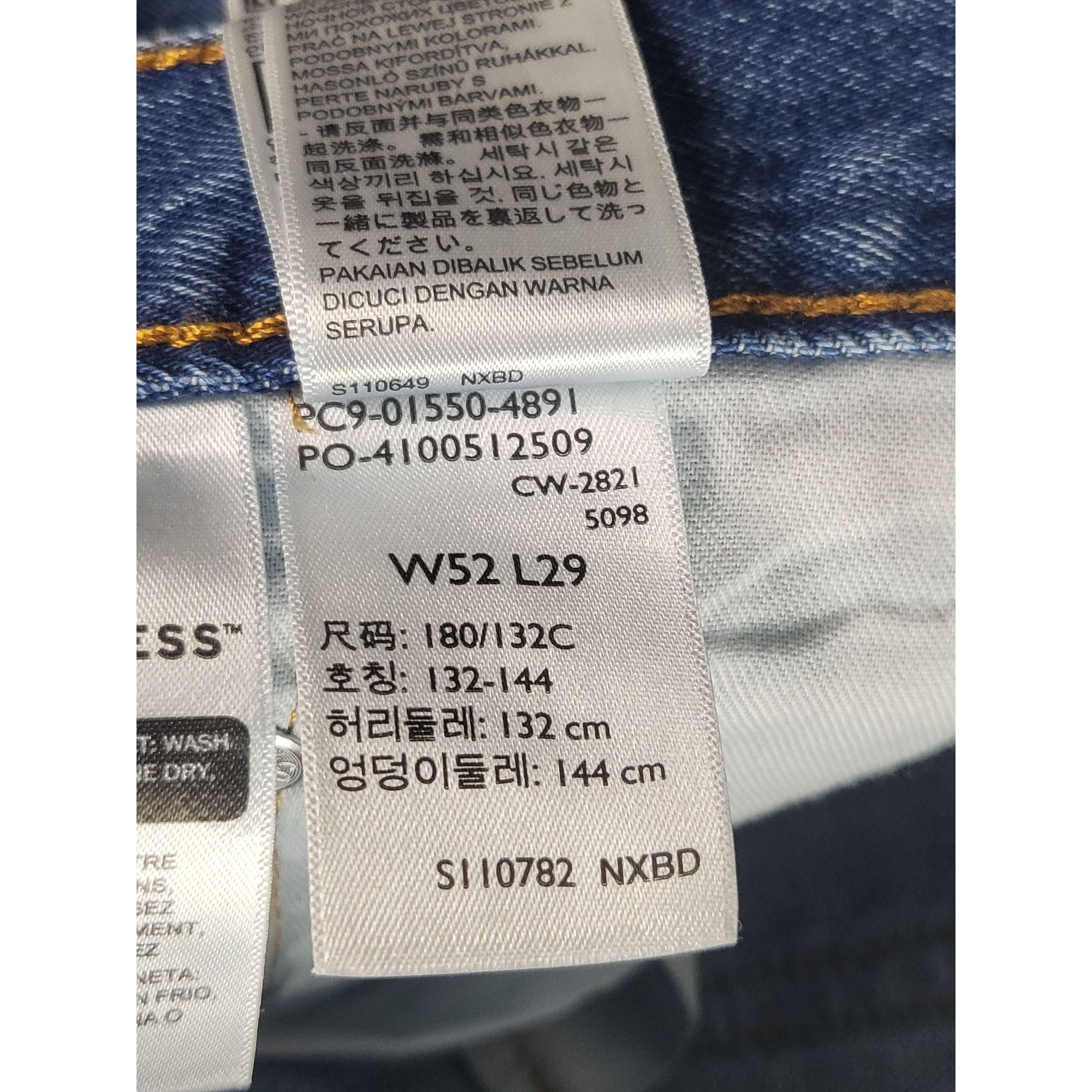 Levi's Levis Relaxed Fit Jeans Men Sz 52X29 Blue Denim Plus Size CW Size US 44 / EU 60 - 10 Thumbnail