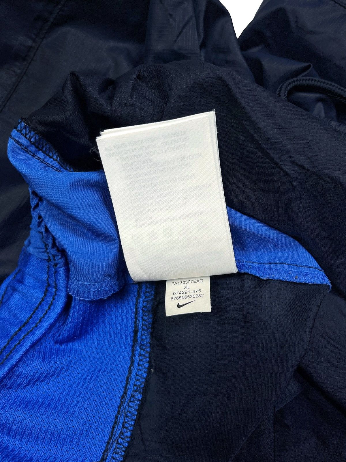Nike 2013 Nike Two Tone Nylon Track Pants Regular Fit Size US 35 - 12 Thumbnail