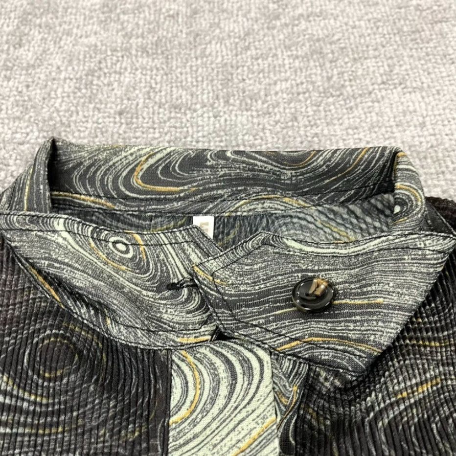 Vintage LINDI Shirt Womens XS Tunic Top Blouse Abstract Sheer Button Down Roll Tab L/S Shirt Blouse Womens XS LINDI Abstract Sheer Button Down Roll Tab L/S Size XS / US 0-2 / IT 36-38 - 4 Thumbnail