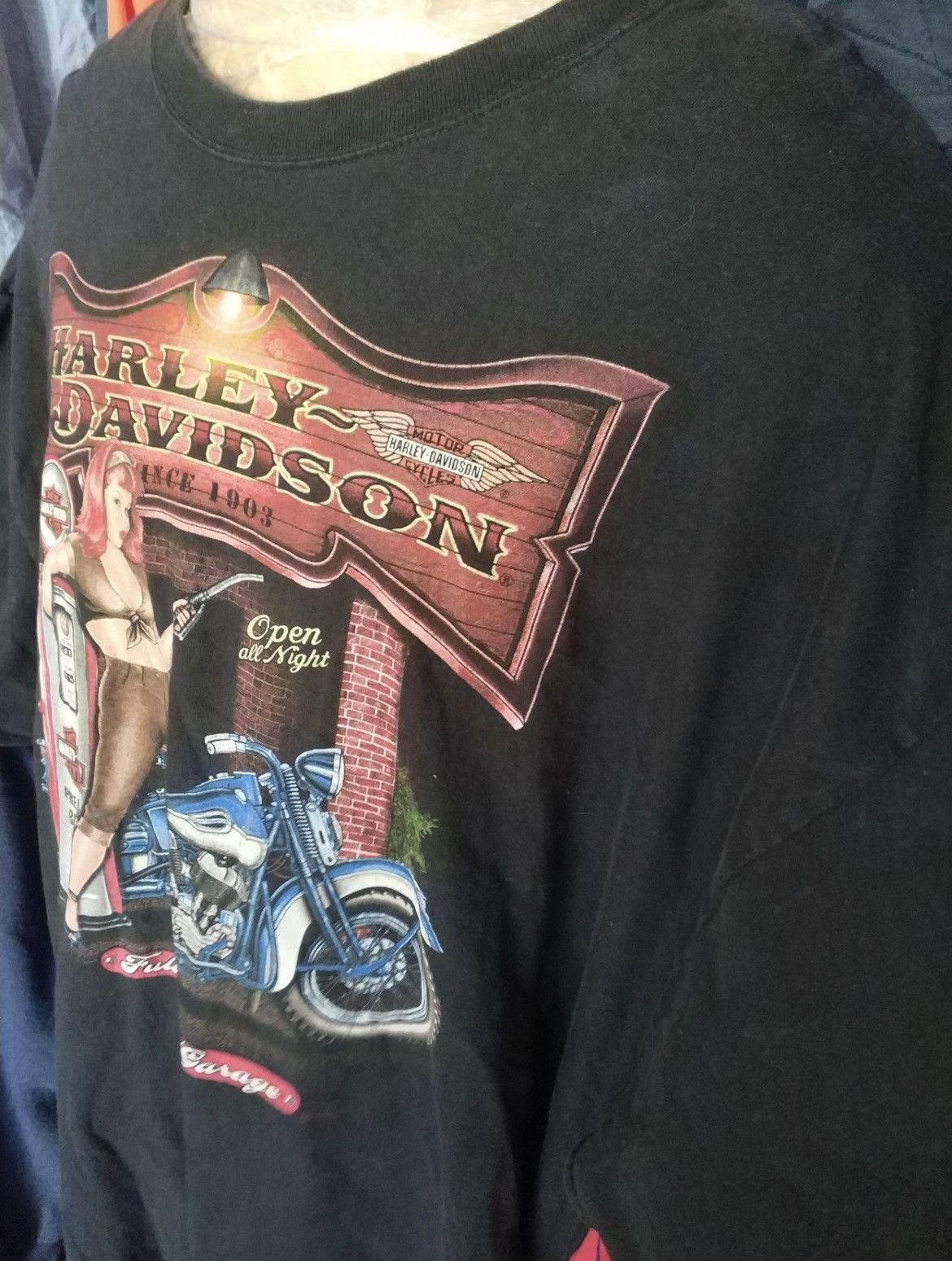 Harley Davidson 🔥Big Size Harley Davidson Sexy Pump Lady Big Printed Size US XXL / EU 58 / 5 - 5 Thumbnail