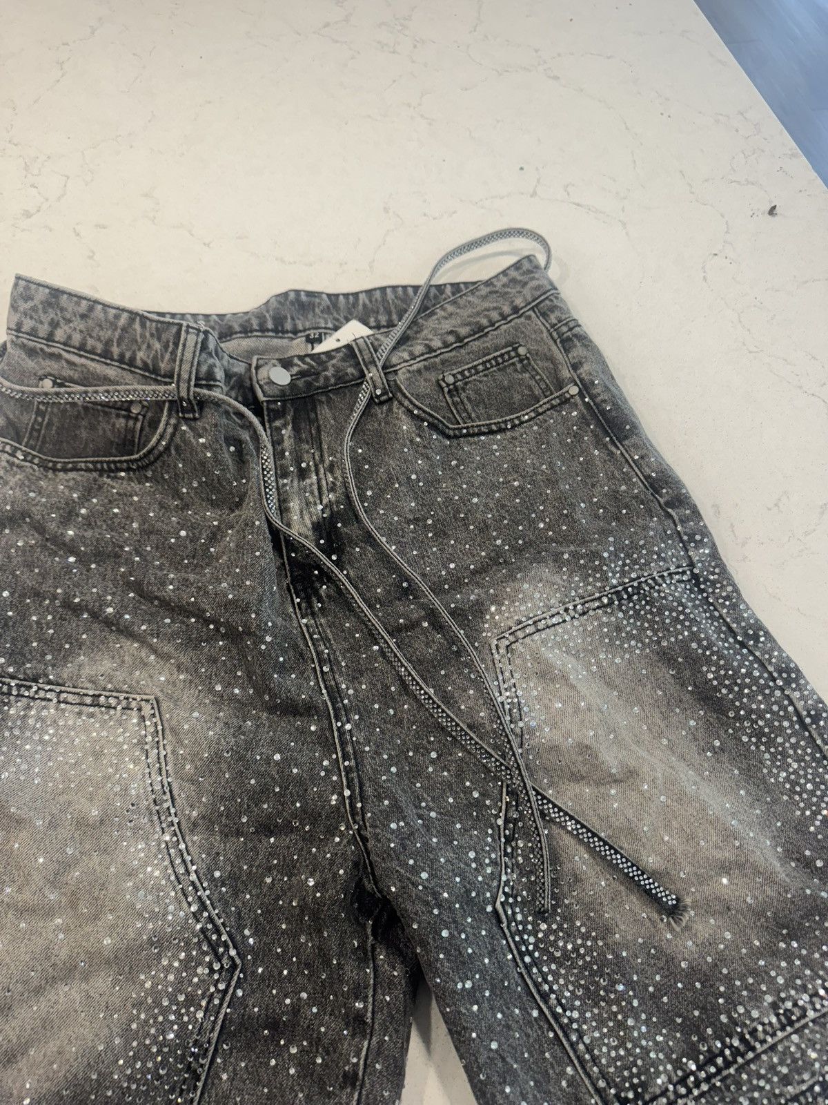 Other 77 studios rhinestones jorts Size US 32 / EU 48 - 2 Thumbnail