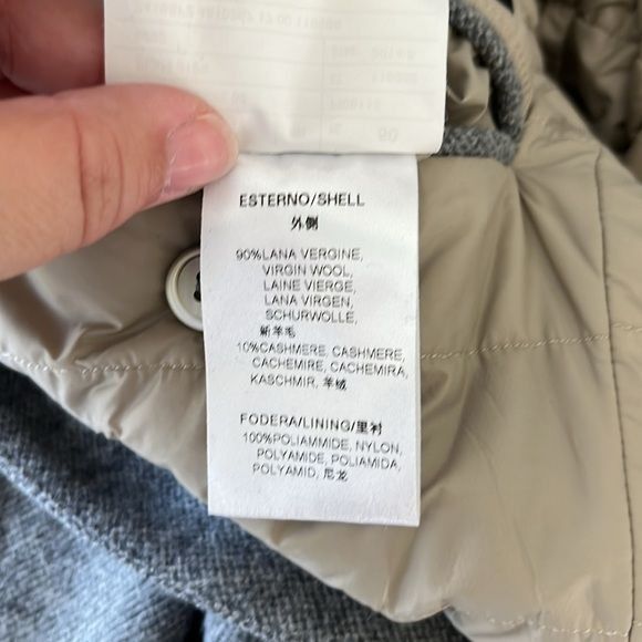 Corneliani Corneliani Quilted Wool Cashmere Blazer Size 40R - 14 Thumbnail