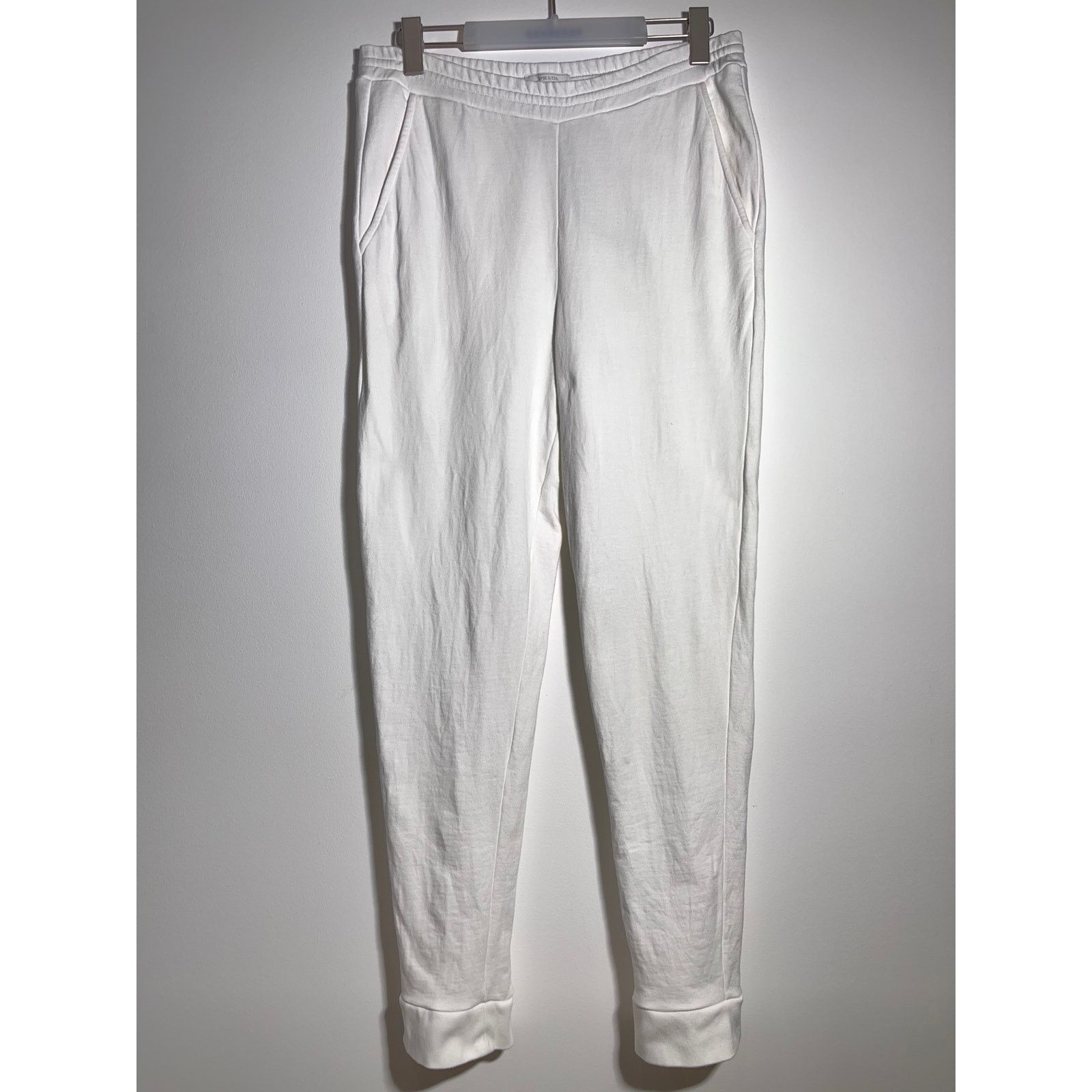 Prada sweatpants red tab logo streetwear Italy designer 2018