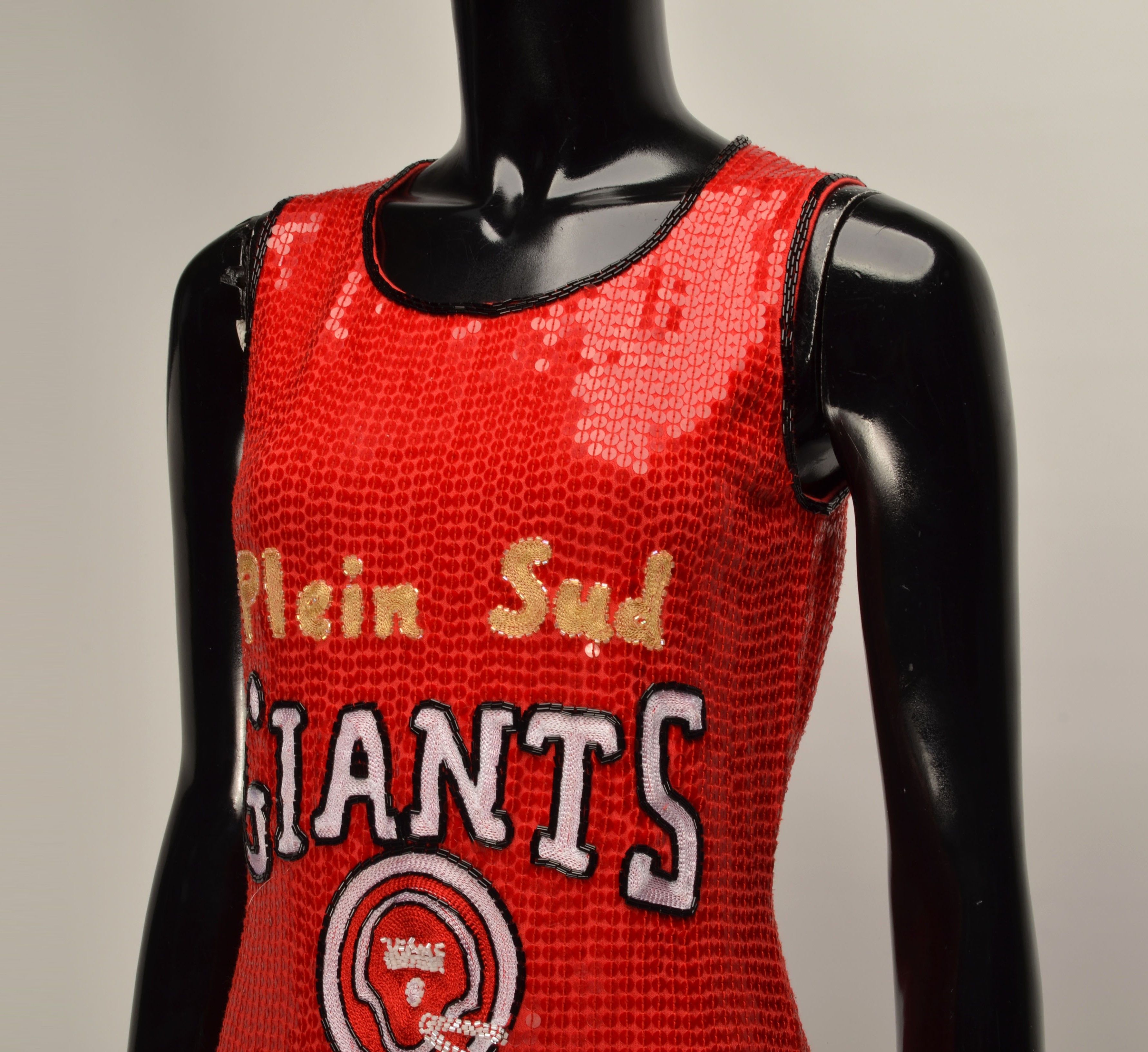 Designer × plein sud Rare Plein Sud Vintage Giants Full Sequin Beaded Dress Size XS / US 0-2 / IT 36-38 - 2 Thumbnail