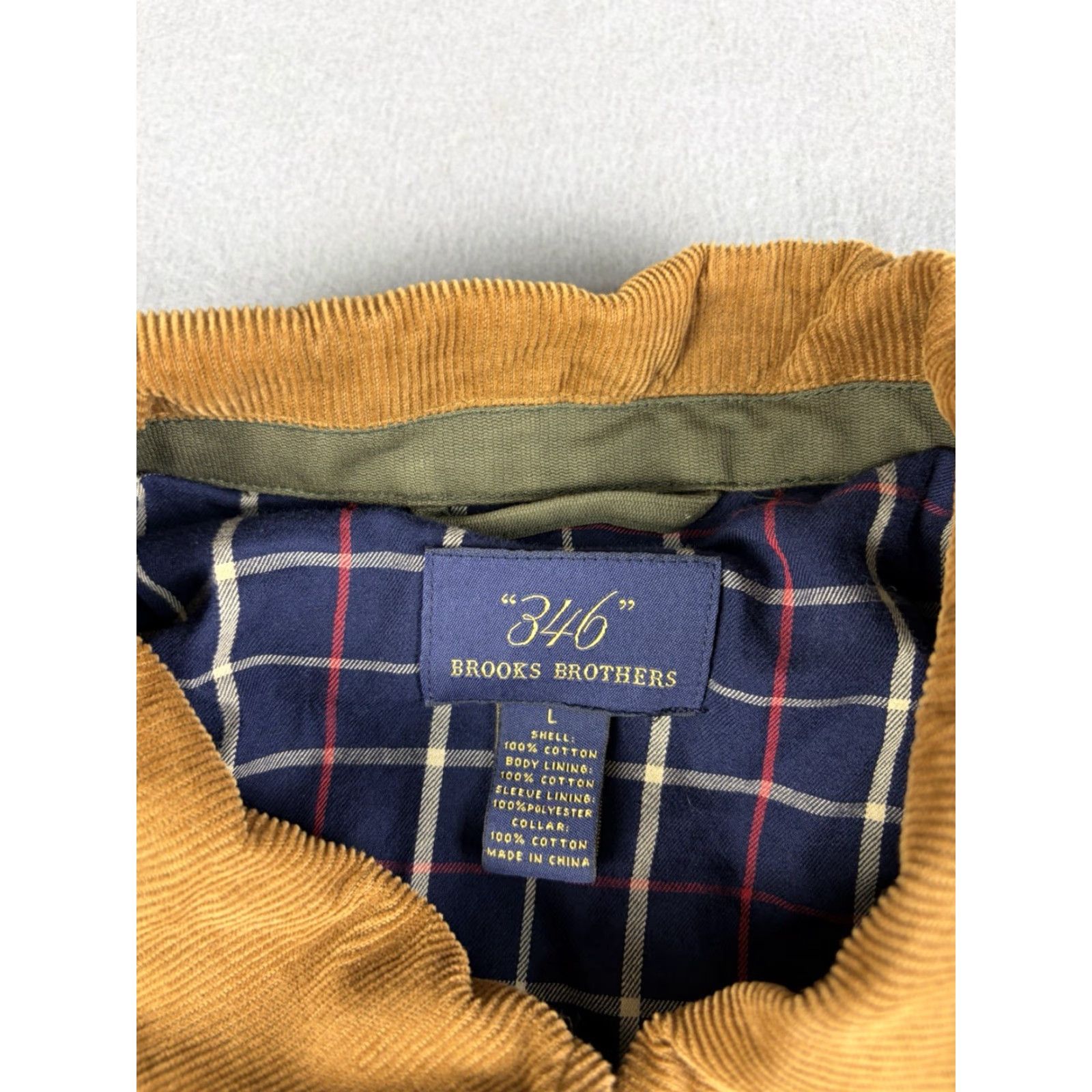 Brooks Brothers Brooks Brothers Barn Jacket Men’s L Corduroy Collar Lined Chore Coat Jacket Size US L / EU 52-54 / 3 - 5 Thumbnail