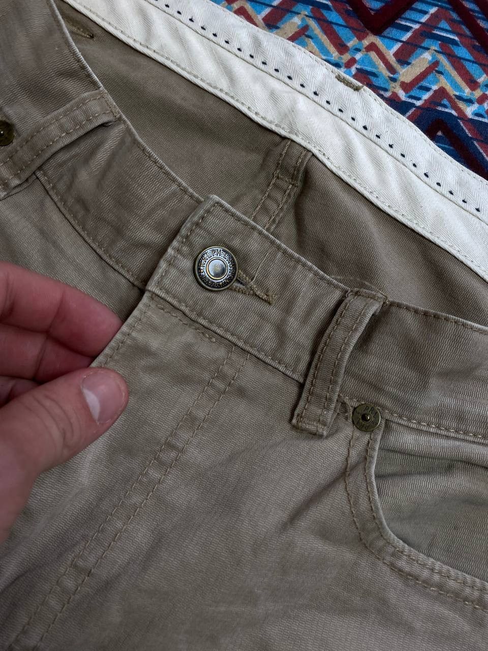 Polo Ralph Lauren jeans pants beige Y2K Polo Ralph Lauren w34 vintage Size US 34 / EU 50 - 7 Thumbnail