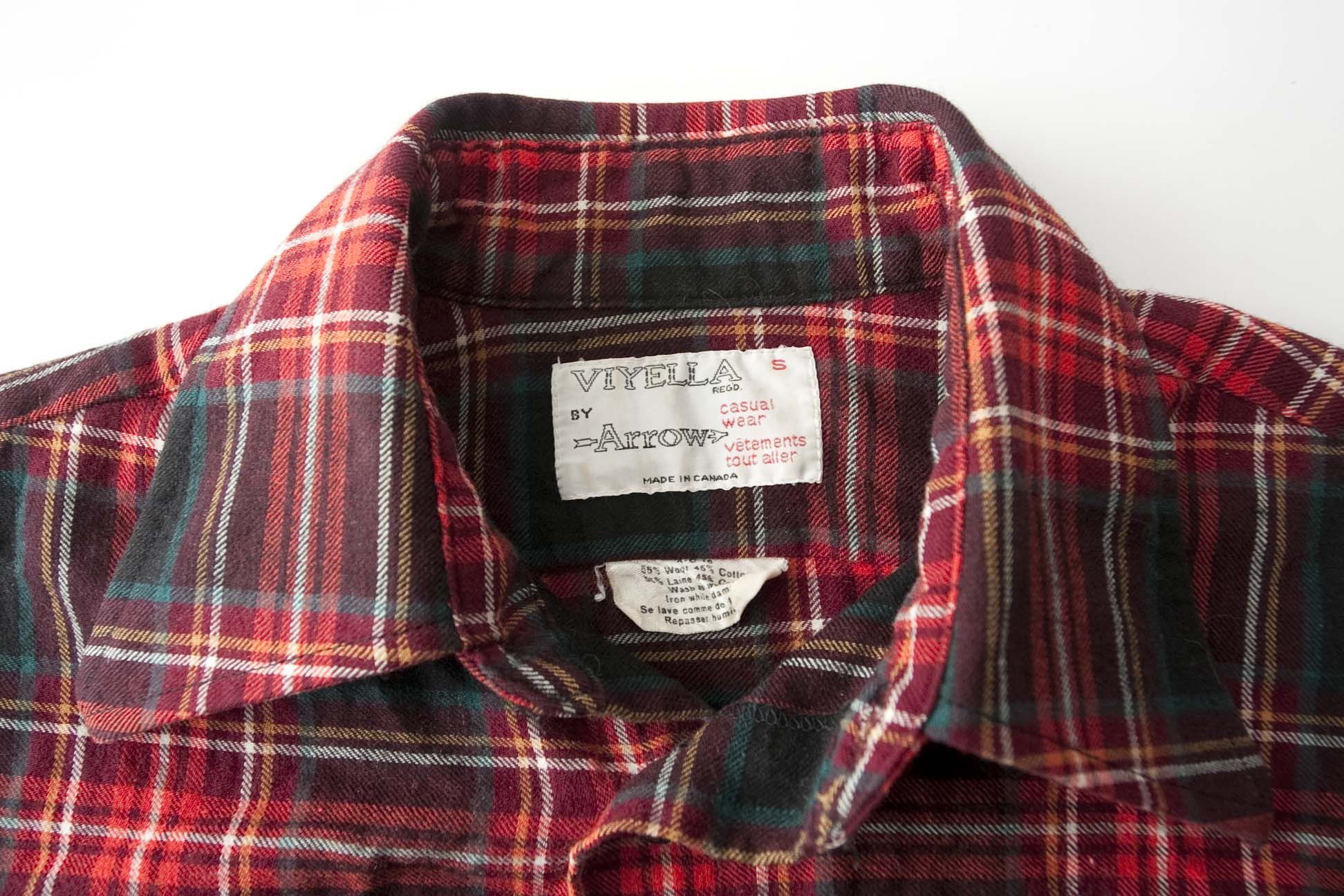 Vintage × Viyella Viyella by Arrow Shirt Flannel Vintage Size S Made Canada Size US S / EU 44-46 / 1 - 2 Thumbnail
