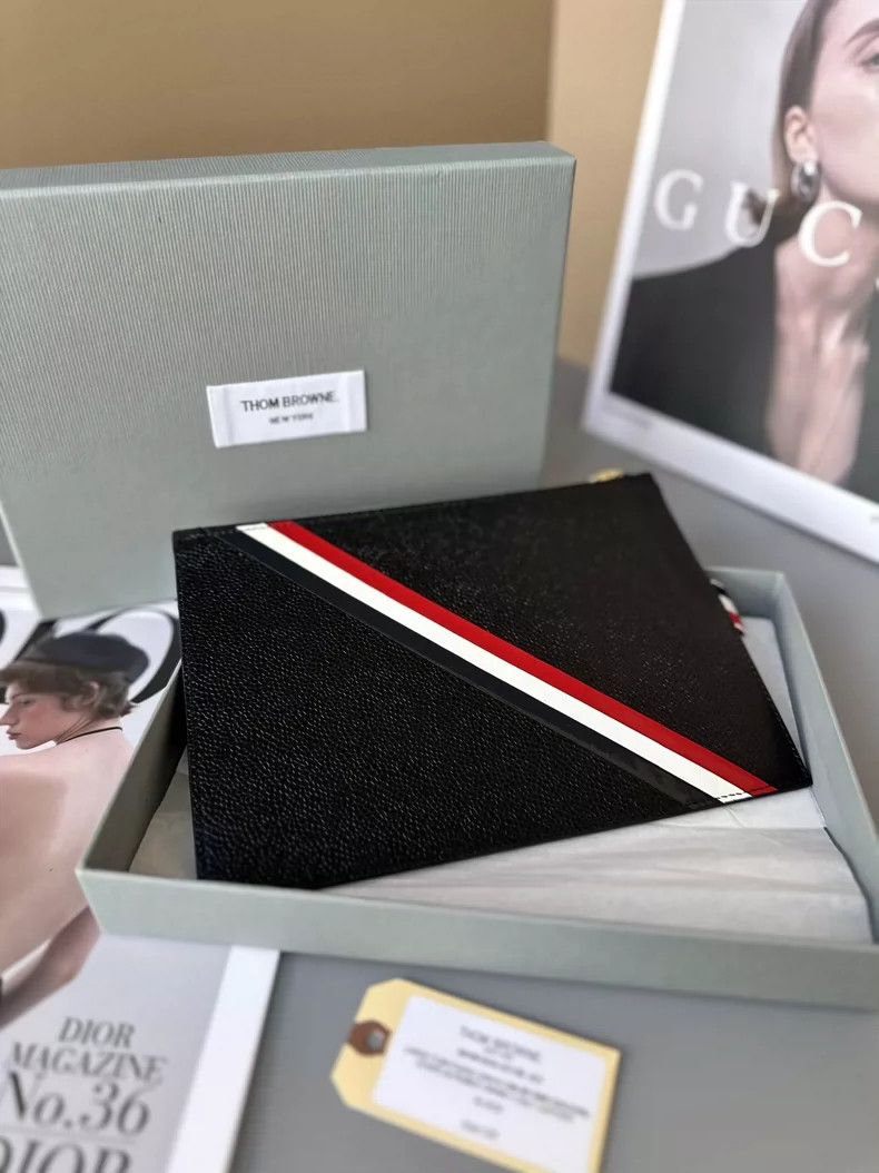 Thom Browne Thom Browne Black striped handbag Size ONE SIZE - 2 Thumbnail