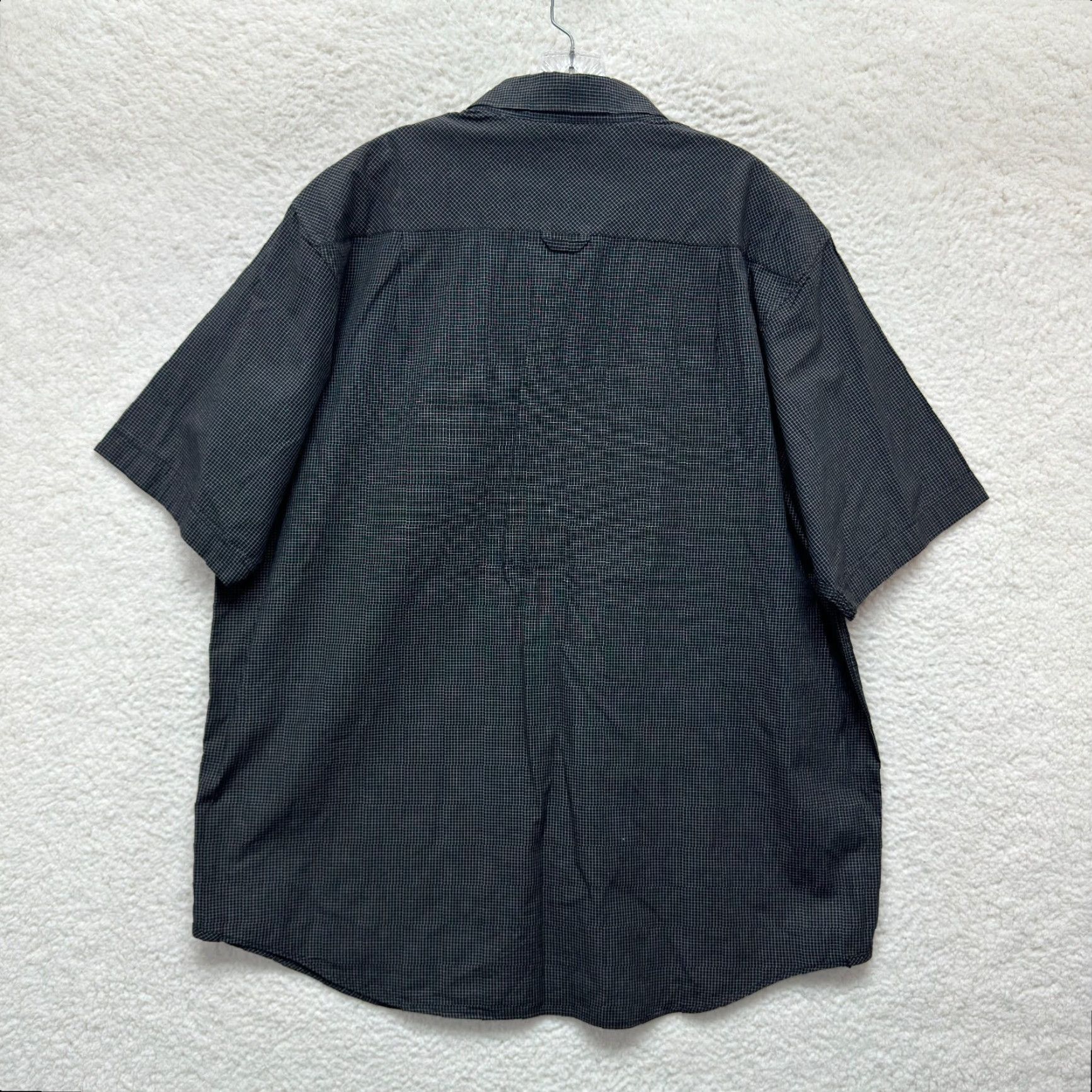 Sean John Sean John Button Down Shirt XXL 2XL Mens Black Plaid Pattern Short Sleeve Grid Button-Up Shirt Size US XXL / EU 58 / 5 - 2 Thumbnail