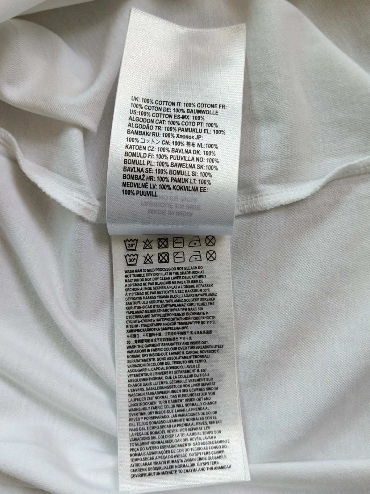 Diesel DIESEL White T-Shirt With Logo Patch FTP 4103 Size US XL / EU 56 / 4 - 7 Thumbnail
