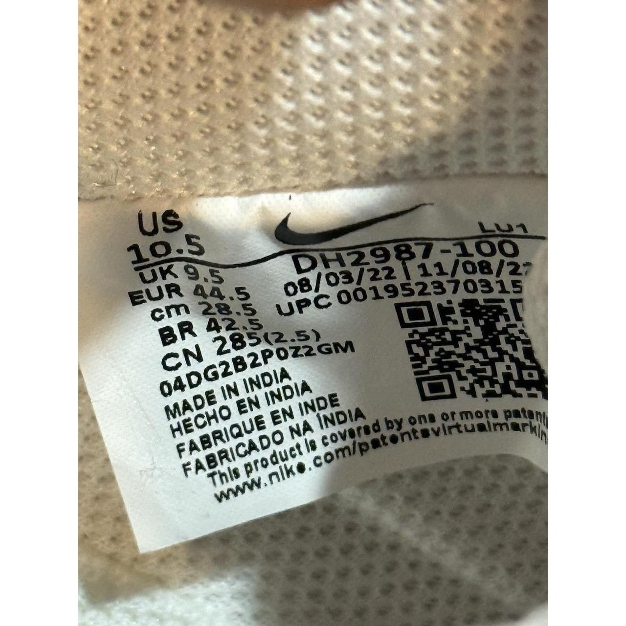 Nike Nike Court Vision Low Men Shoes Size 10.5 White 020709 LN2 Size US 10.5 / EU 43-44 - 3 Thumbnail