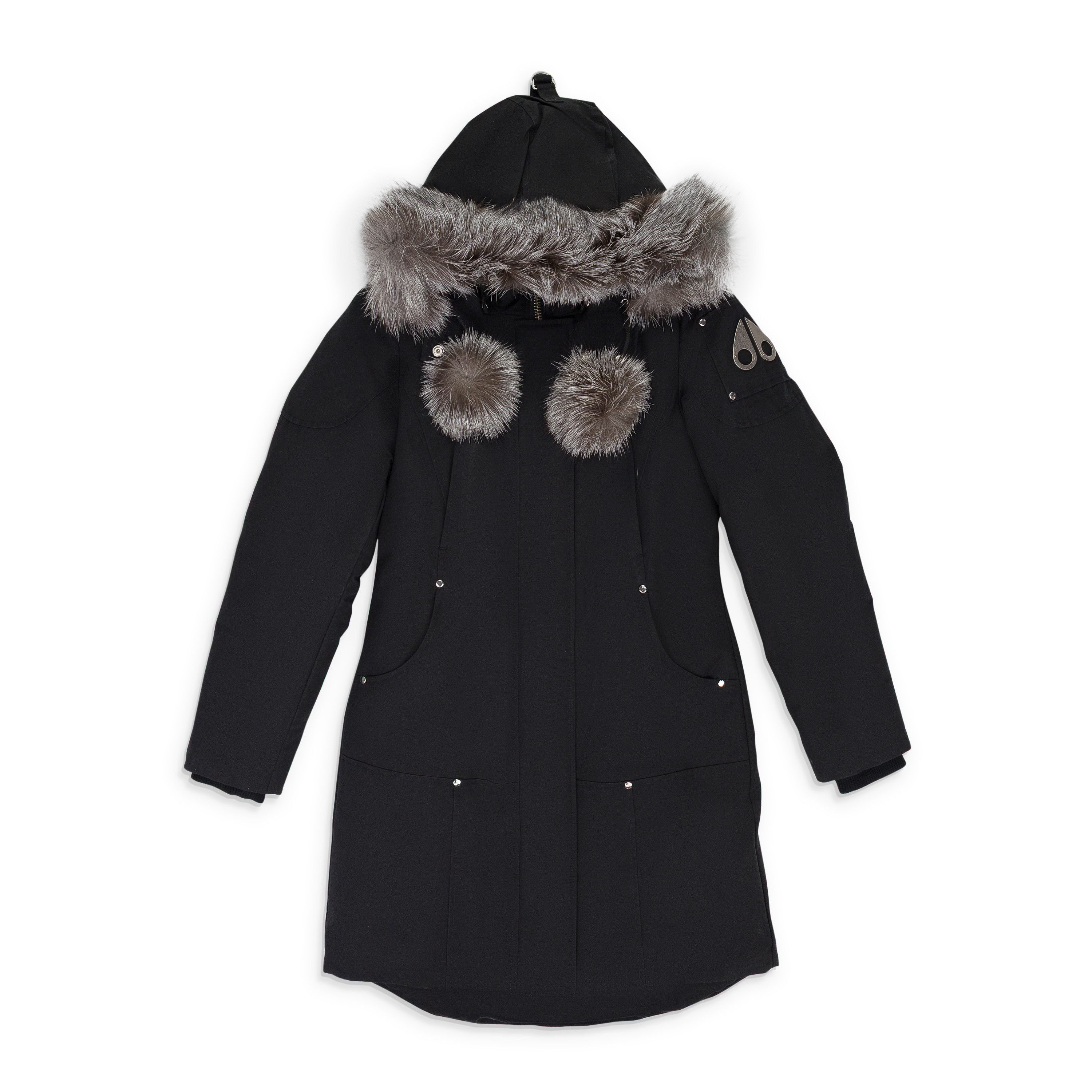 Moose Knuckles Moose Knuckles Black / Fox Original Stirling Parka SIZE XS Size XS / US 0-2 / IT 36-38 - 1 Thumbnail