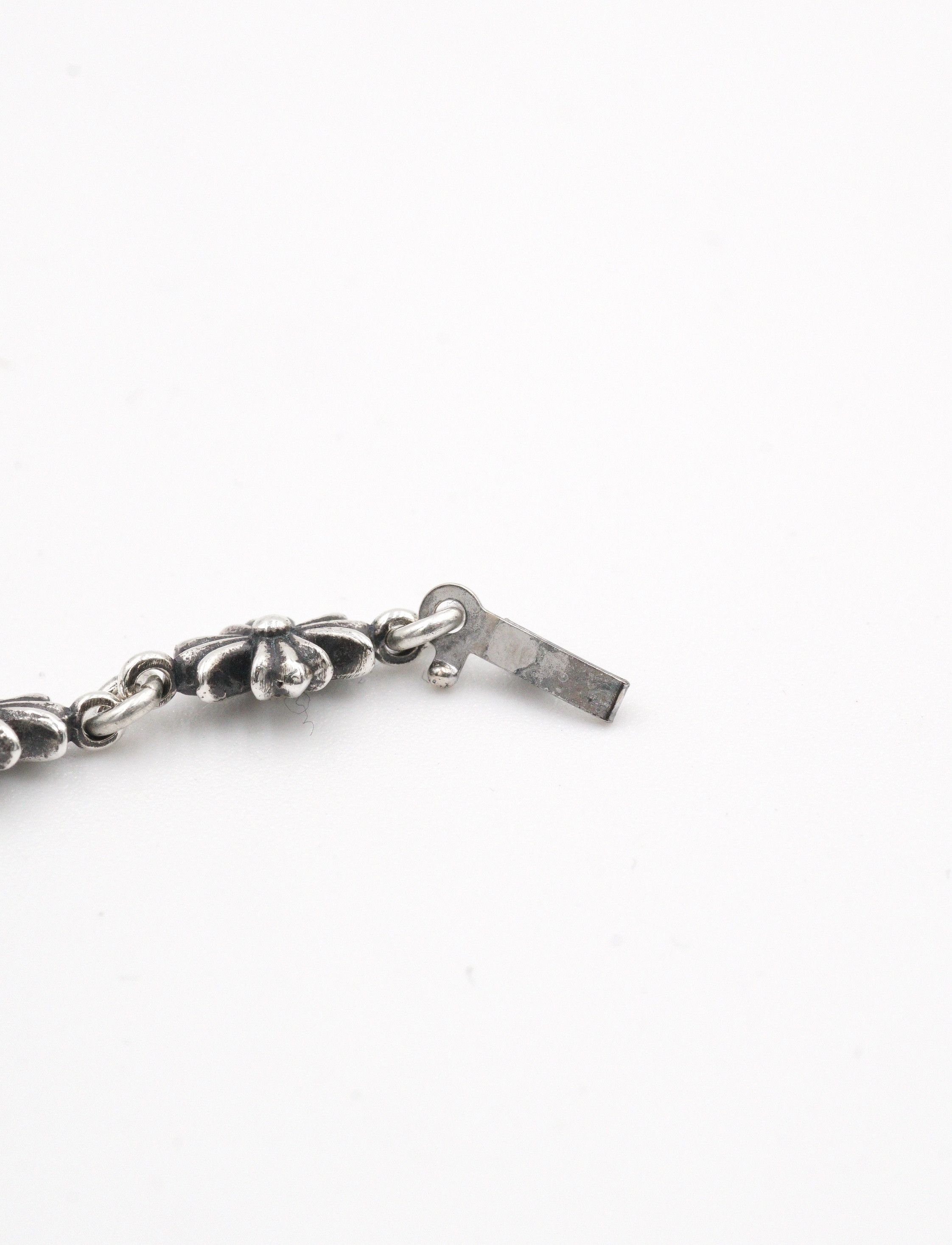 Chrome Hearts Chrome Hearts 925 Silver Tiny E Bracelet - 11L Size ONE SIZE - 11 Thumbnail
