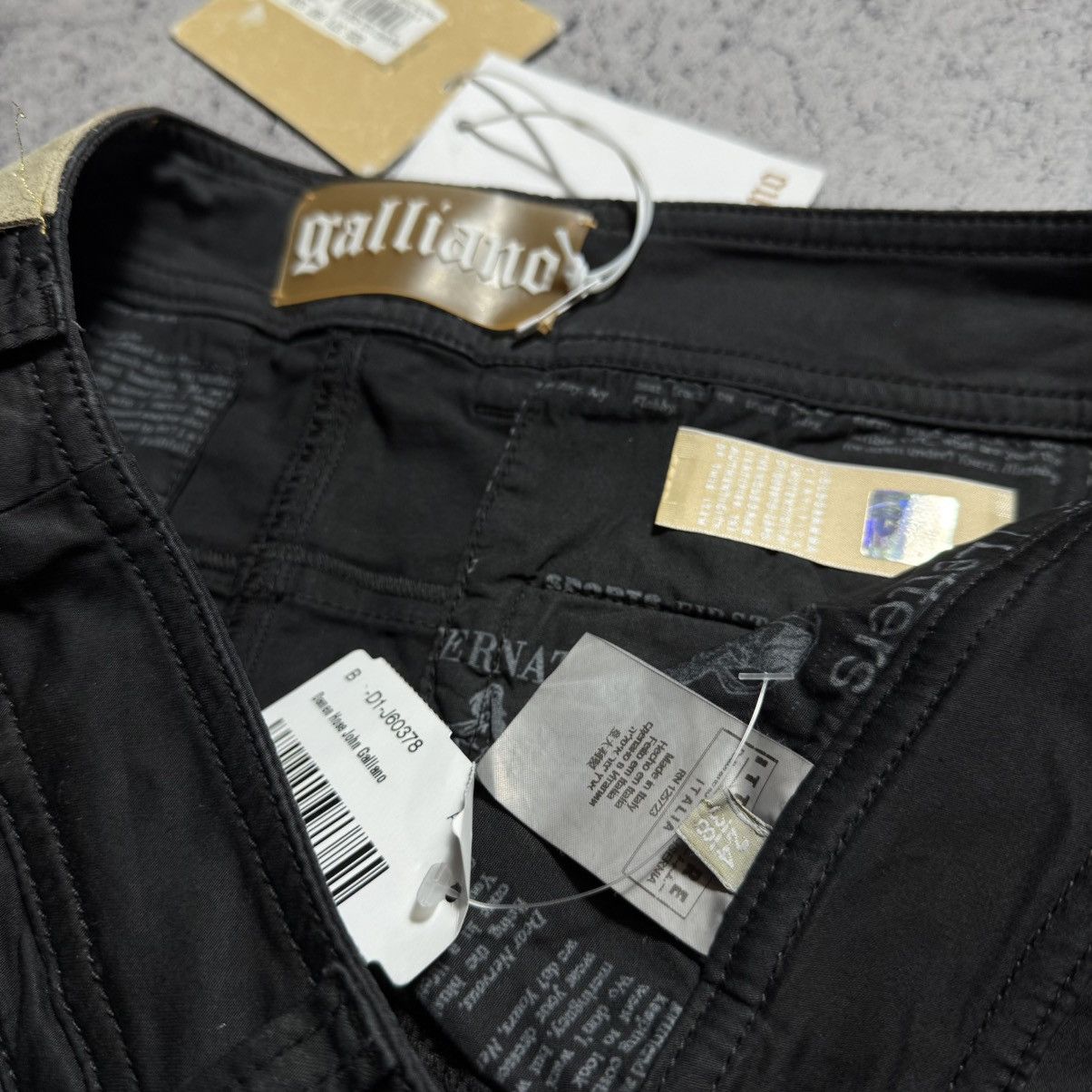 John Galliano NEW Galliano Glitter Girls Rare Pants Size 24" / US 00 / IT 34 - 9 Thumbnail