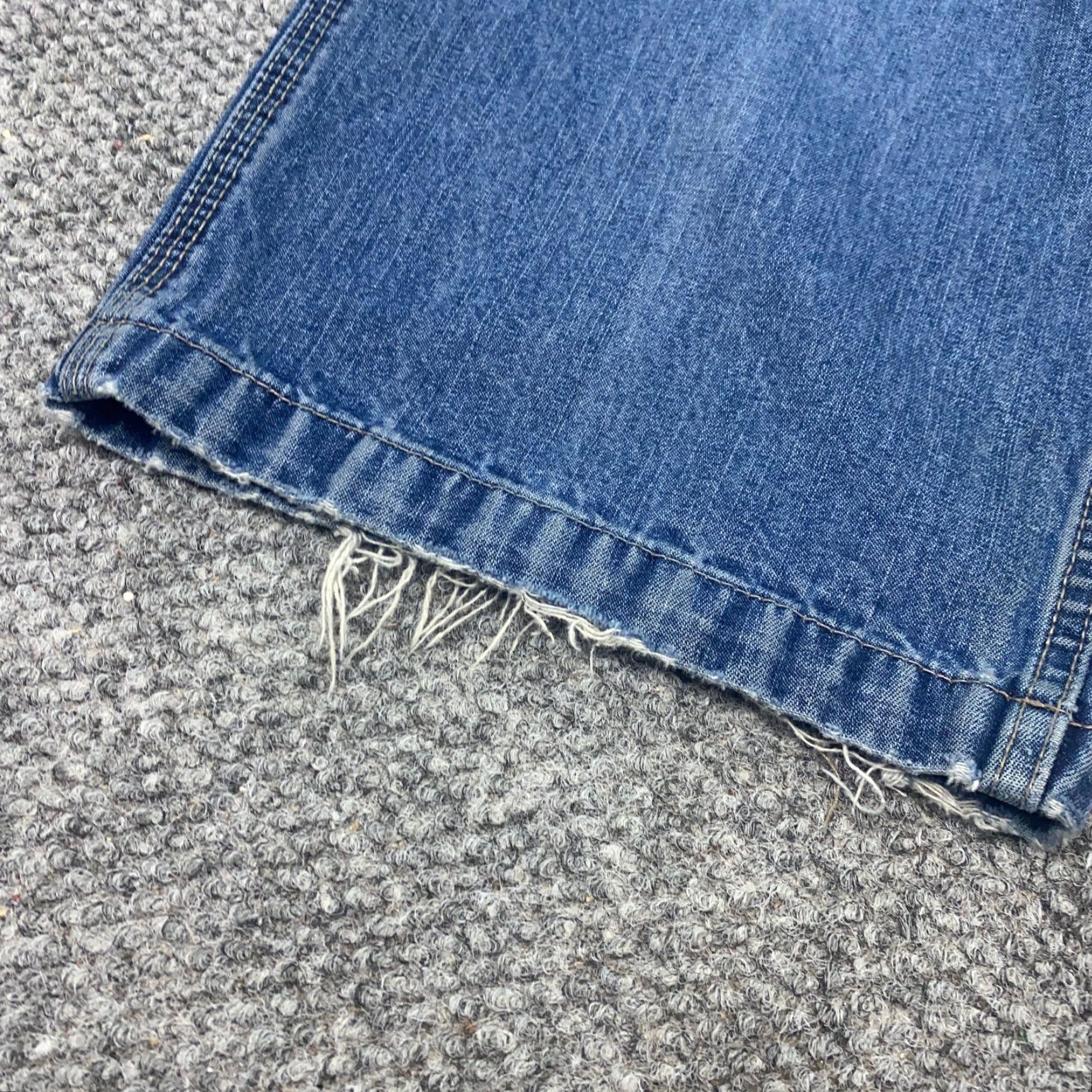 Vintage VINTAGE Paco Jeans Mens Jeans 40x32 Blue Carpenter Baggy Loose Skater Grunge Y2K Men's 40 Regular Inseam 31" Cotton Denim Retro 90s Mens Size US 40 / EU 56 - 7 Thumbnail