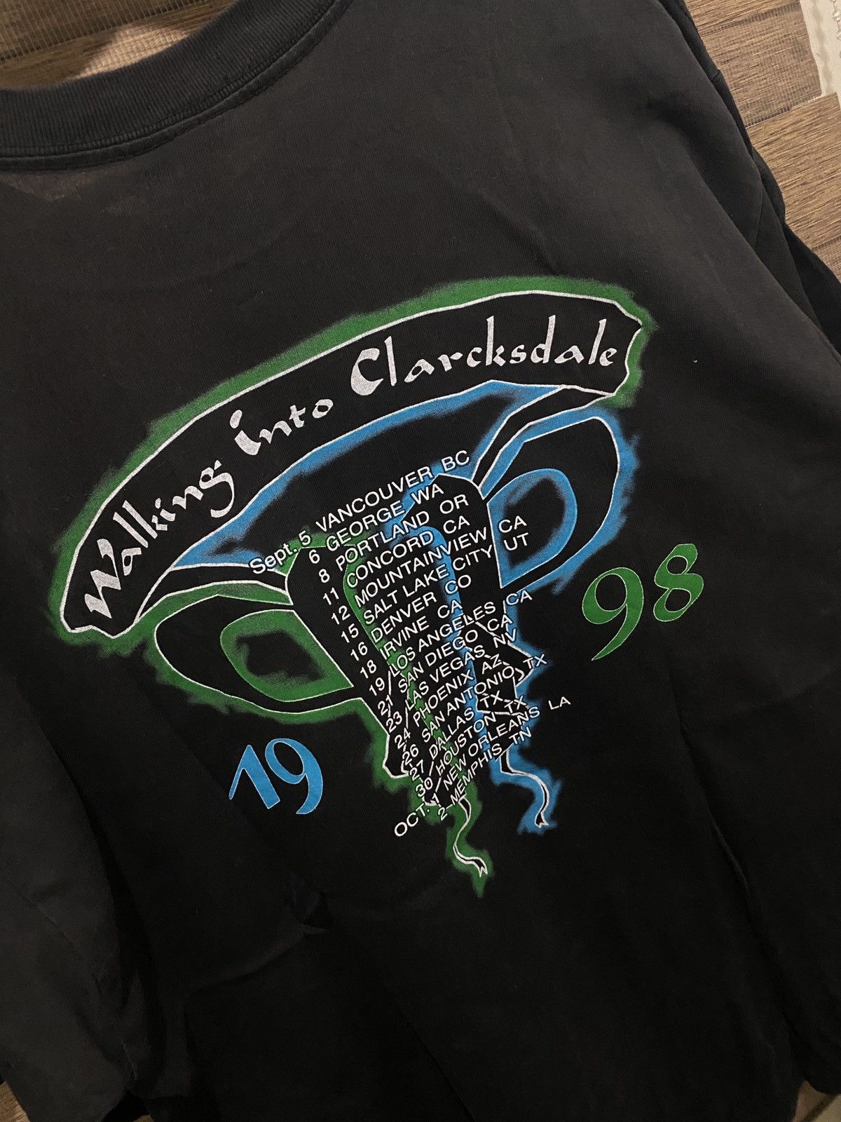 Band Tees × Vintage Vintage 1998 Jimmy Page & Robert Plant Tee Size US XL / EU 56 / 4 - 4 Thumbnail