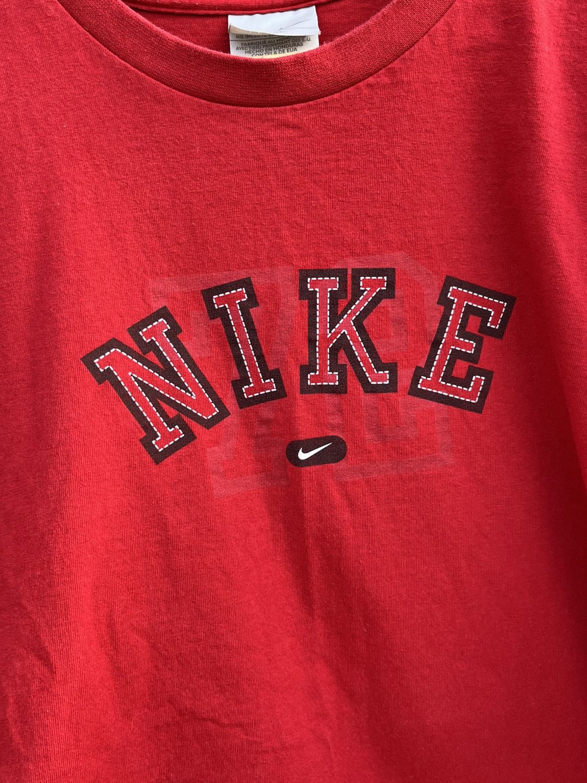 Nike × Vintage Vintage Nike spell out tee shirt boxy streetwear sportswear Size US XXL / EU 58 / 5 - 4 Thumbnail