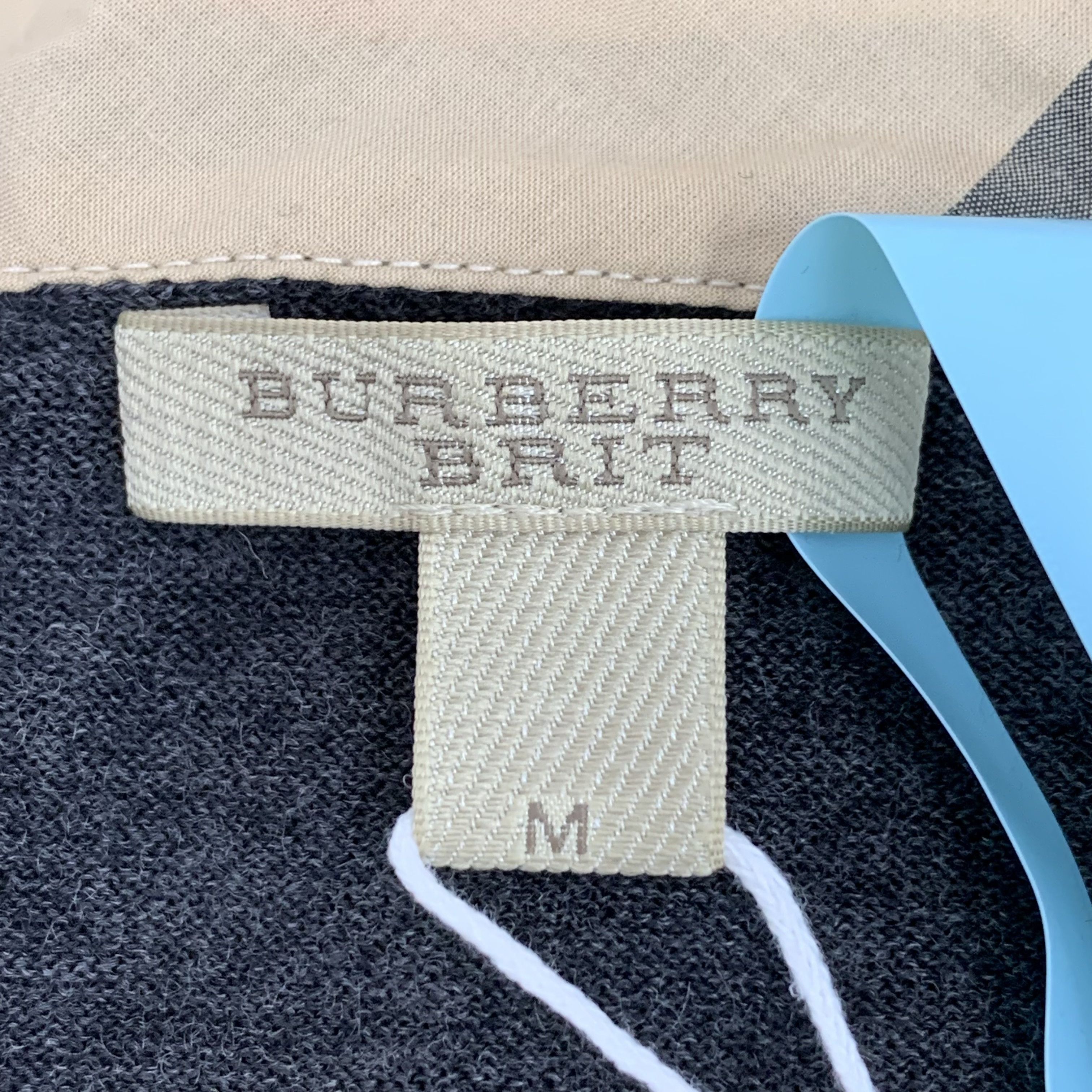 Burberry Burberry Wool Cardigan Dark Grey (M) Size US M / EU 48-50 / 2 - 5 Thumbnail