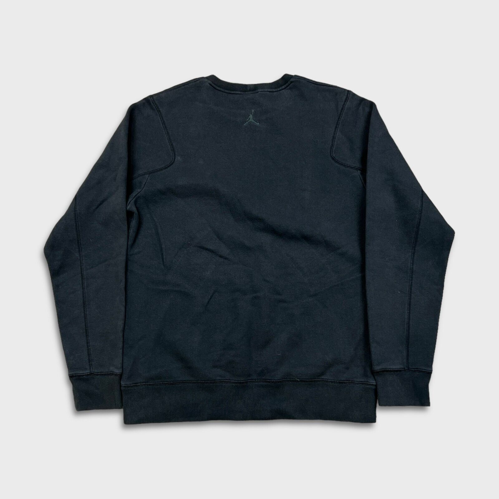 Nike × Vintage Nike Air Jordan Sweatshirt Medium Black Sportswear Jumpman Size US M / EU 48-50 / 2 - 5 Thumbnail